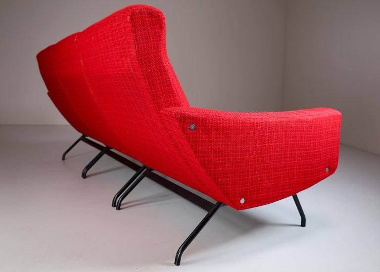 Steel Sectional Sofa Seat by Joseph-André Motte, France, 1950s For Sale