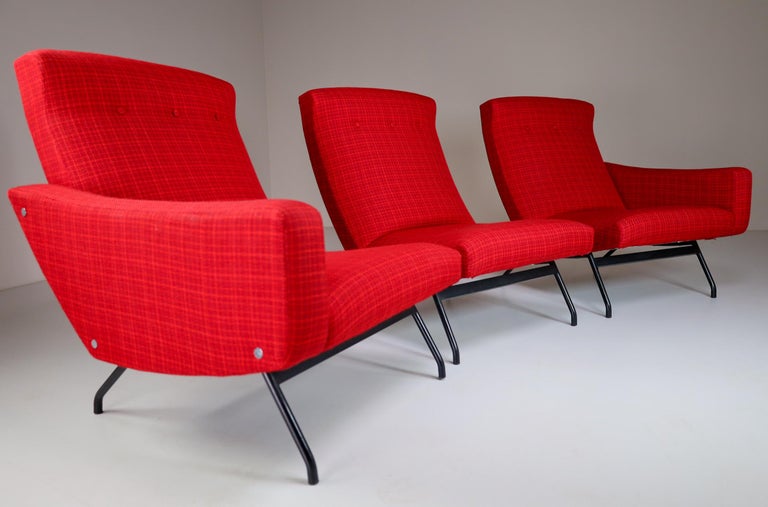 Sectional Sofa Seat by Joseph-André Motte, France, 1950s For Sale 1