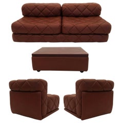 Sectional Sofa Suite, Daybed Model 'Rhombos' Wittmann, Austria, 1970s