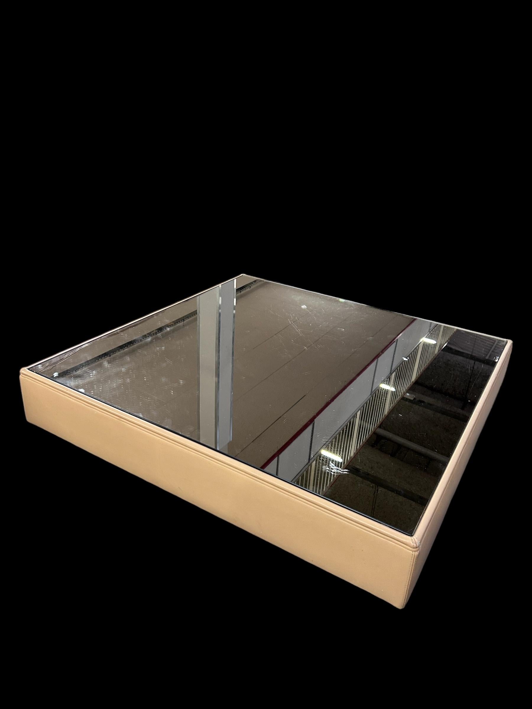 Italian Sectionnal sofa Poltrona Frau with matching coffee table , model Socrates For Sale