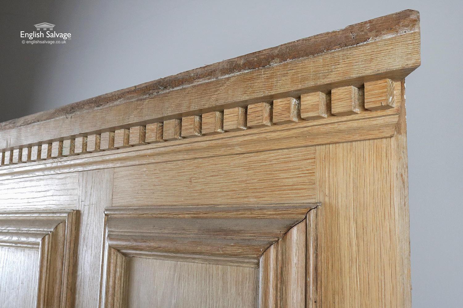 Sections of Salvaged Oak Paneling, 20th Century For Sale 1
