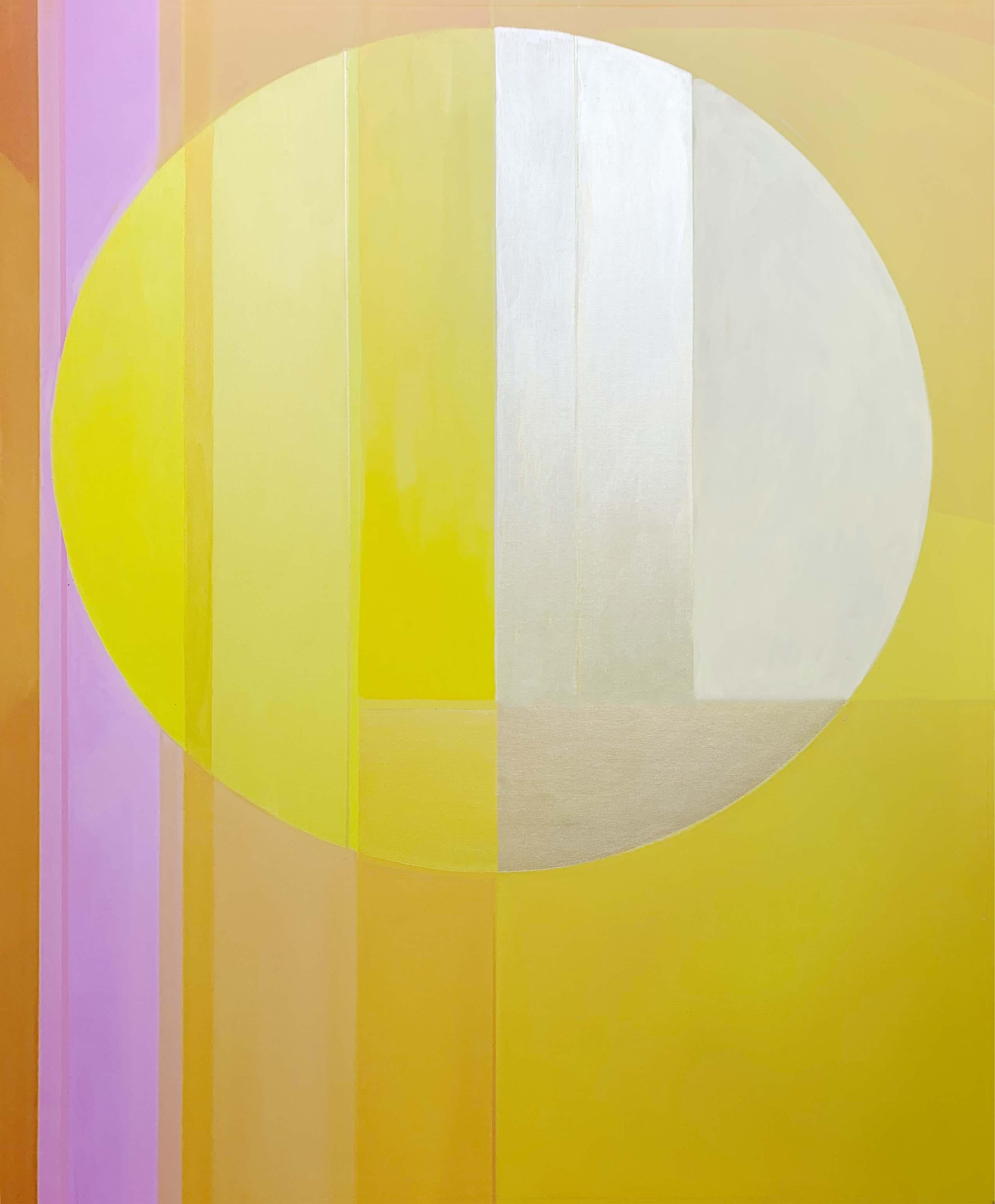 Seda Saar Abstract Painting - Chromasphere in Yellow