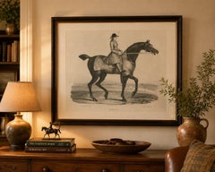 Sedbury – Antique Equestrian Horse & Rider Portrait, Gauci & Hullmandel c.1840