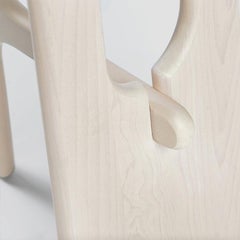 Sedes Sculptural Coat Rack in White Nordic Beech