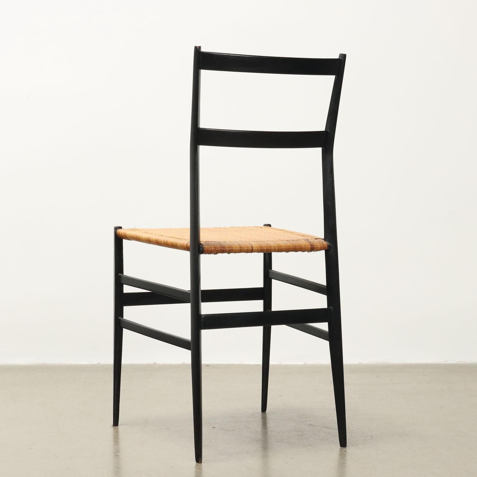 Wood Chair '699 Superleggera' by Gio Ponti for Cassina 1960s