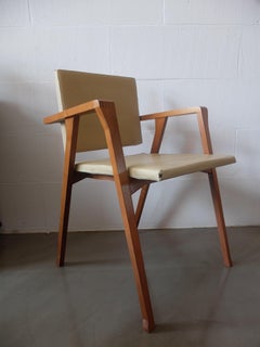 Sedia 832 Luisa Franco Albini per F.lli Poggi design italiano legno anni ’50