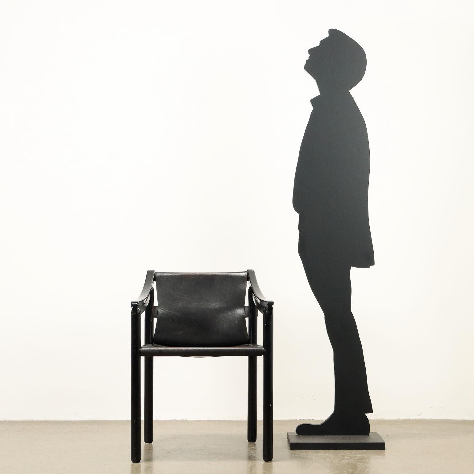 Mid-Century Modern Sedia 905 di Vico Magistretti per Cassina  Anni 70