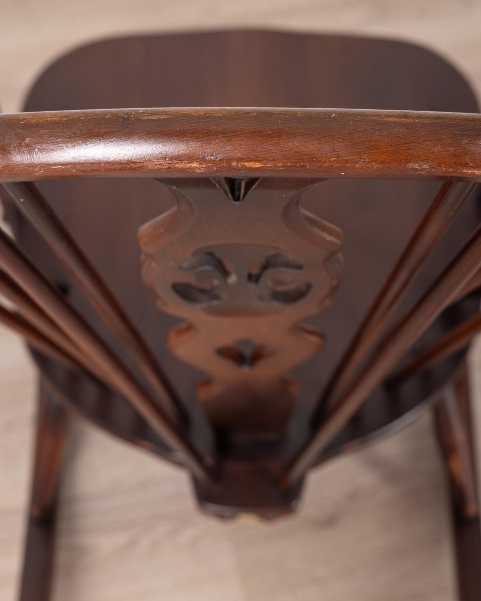 Vintage 1950s rocking chair mod. 316 design Lucian Ercolani for Ercol 3