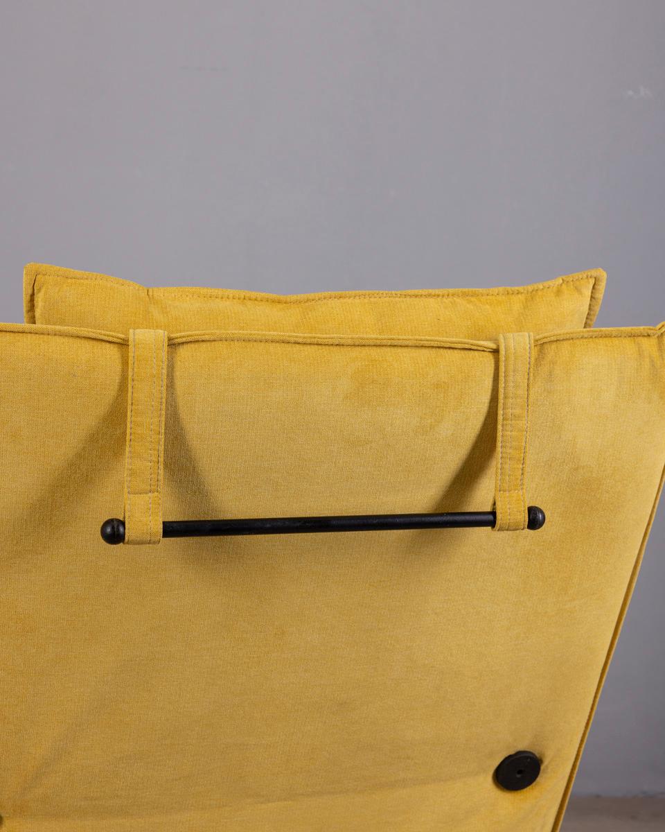 Sedia a dondolo vintage anni 80 