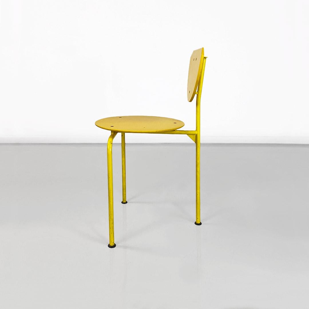 Moderner italienischer Stuhl Alien, Metall und Holz, von Carlo Forcolini für Alias 1980 im Zustand „Gut“ im Angebot in MIlano, IT