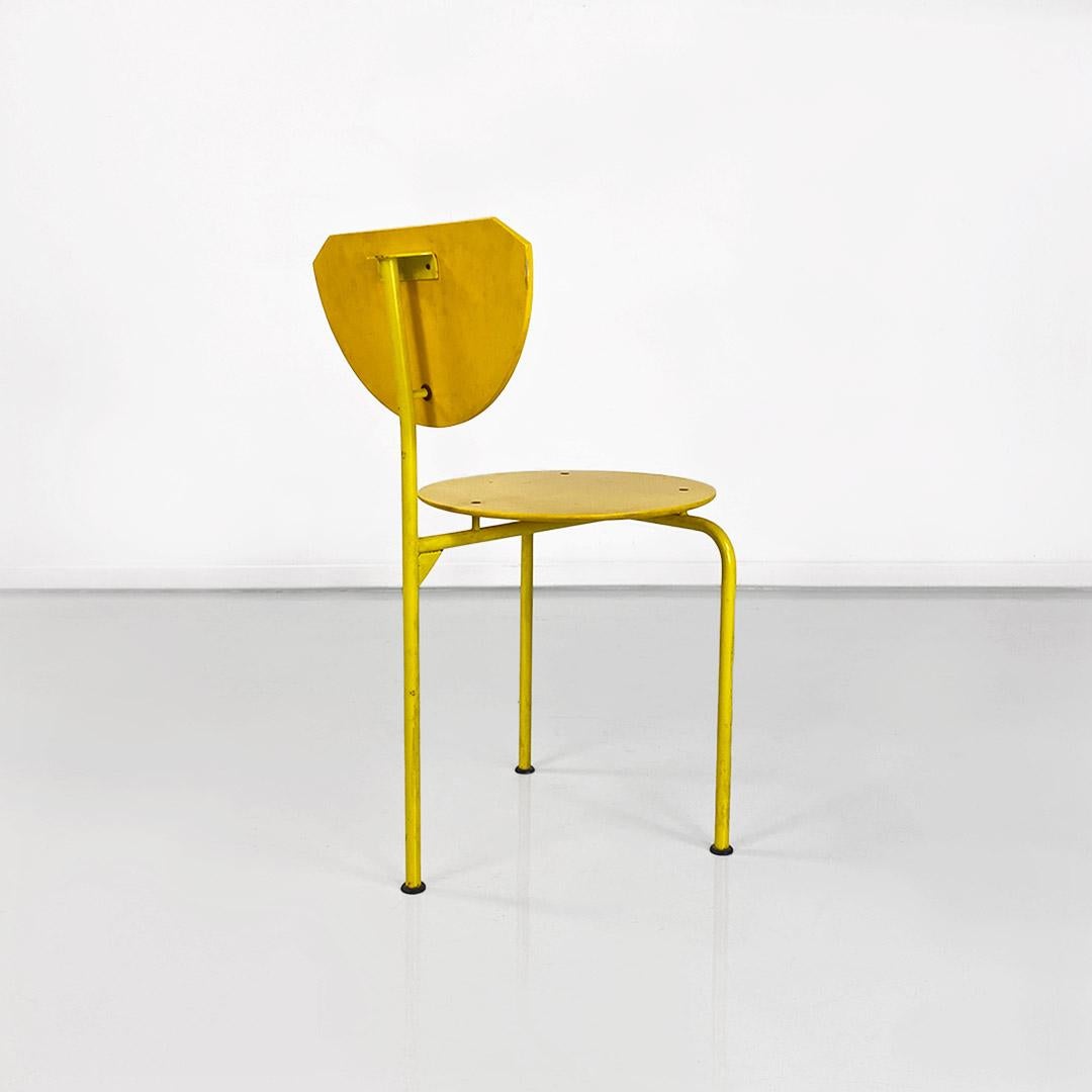 Moderner italienischer Stuhl Alien, Metall und Holz, von Carlo Forcolini für Alias 1980 (Late 20th Century) im Angebot