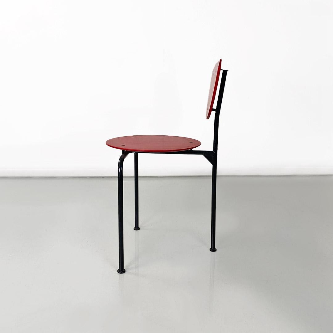 Late 20th Century Modern Italian metal and plastic Alien chair by Carlo Forcolini for Alias, 1982 For Sale