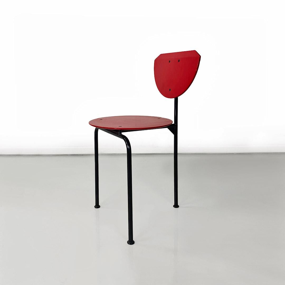 Metal Alien chair, plastic metal, modern Italian, Carlo Forcolini for Alias, 1982 For Sale