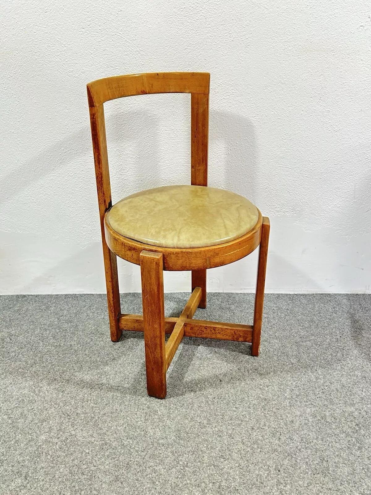 Italian Chaise Art Déco 1940's Vintage Design