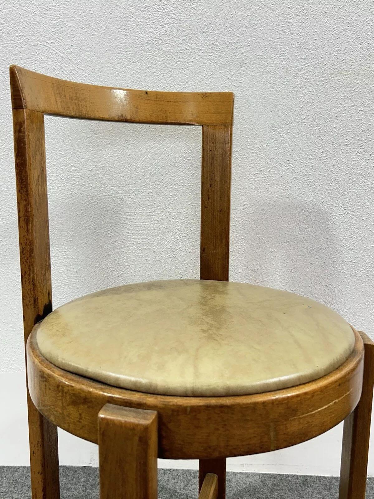 Chaise Art Déco 1940's Vintage Design 2