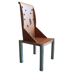 Sedia Attila Prando & Rossi per Sawaya & Moroni design italiano anni ’80