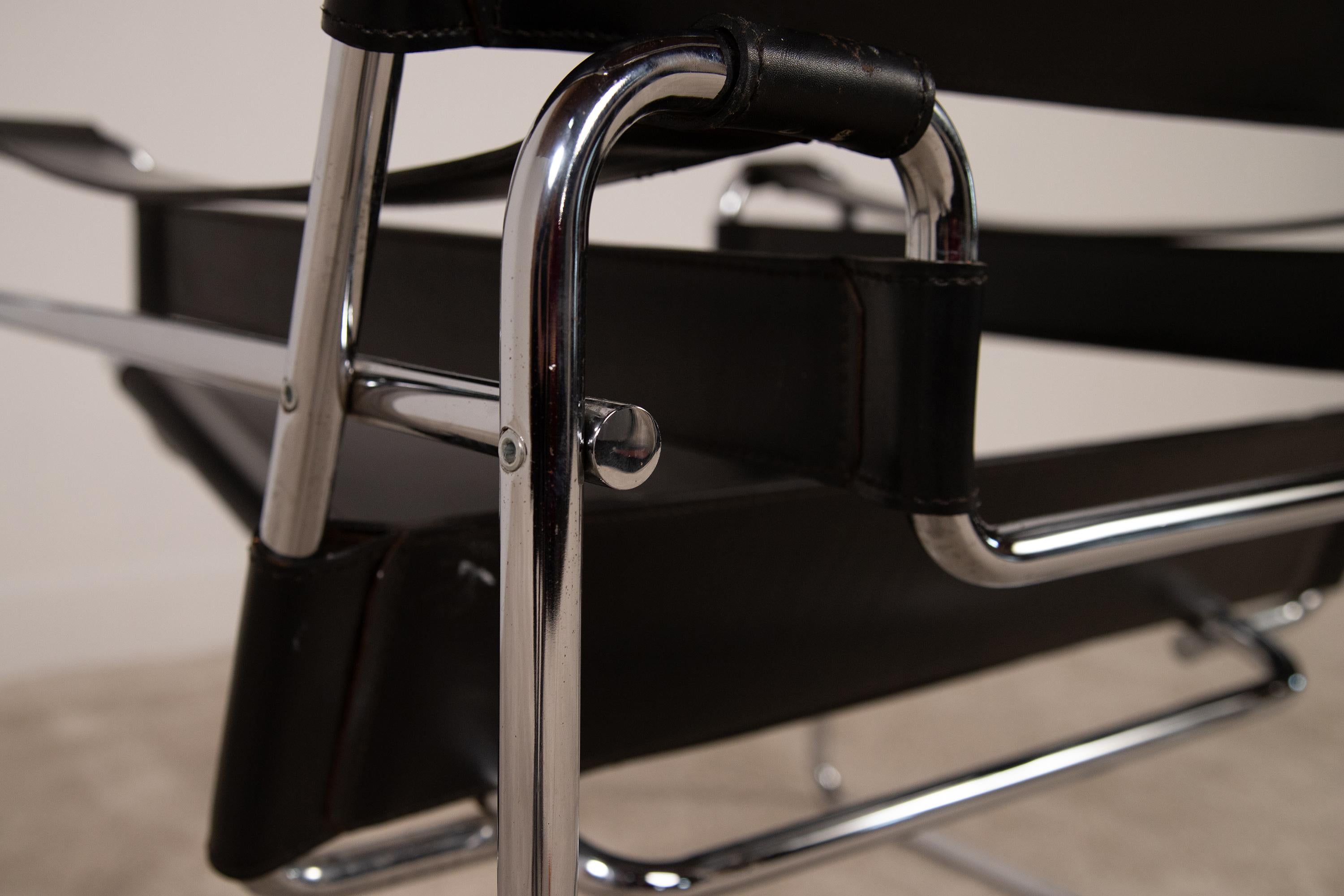 B3 Wassily chair by Marcel Breuer, 1970s. For Sale 4
