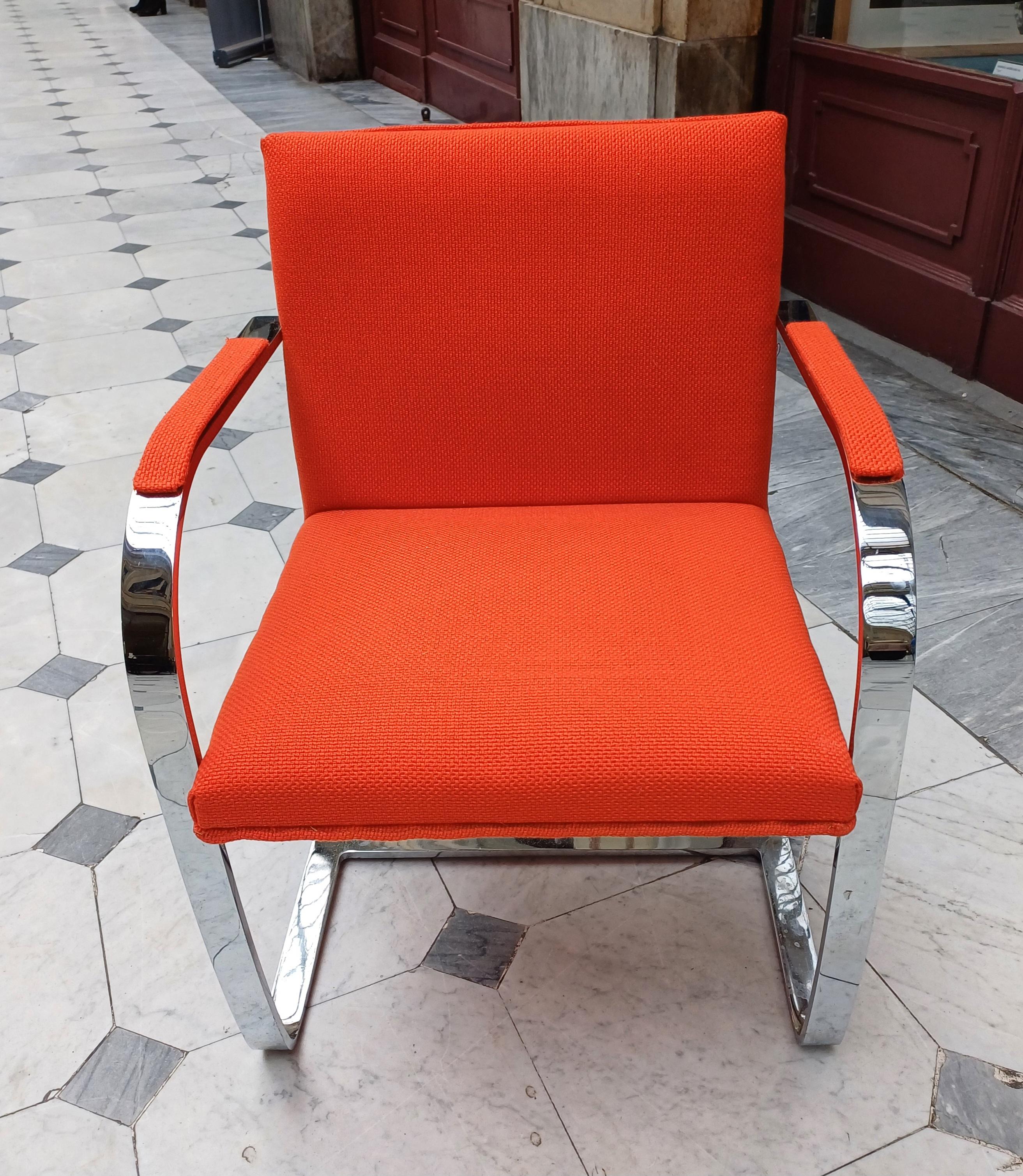 BRNO-Stuhl  designer Ludwig Mies Van Der Rohe 1970er Jahre im Angebot 1