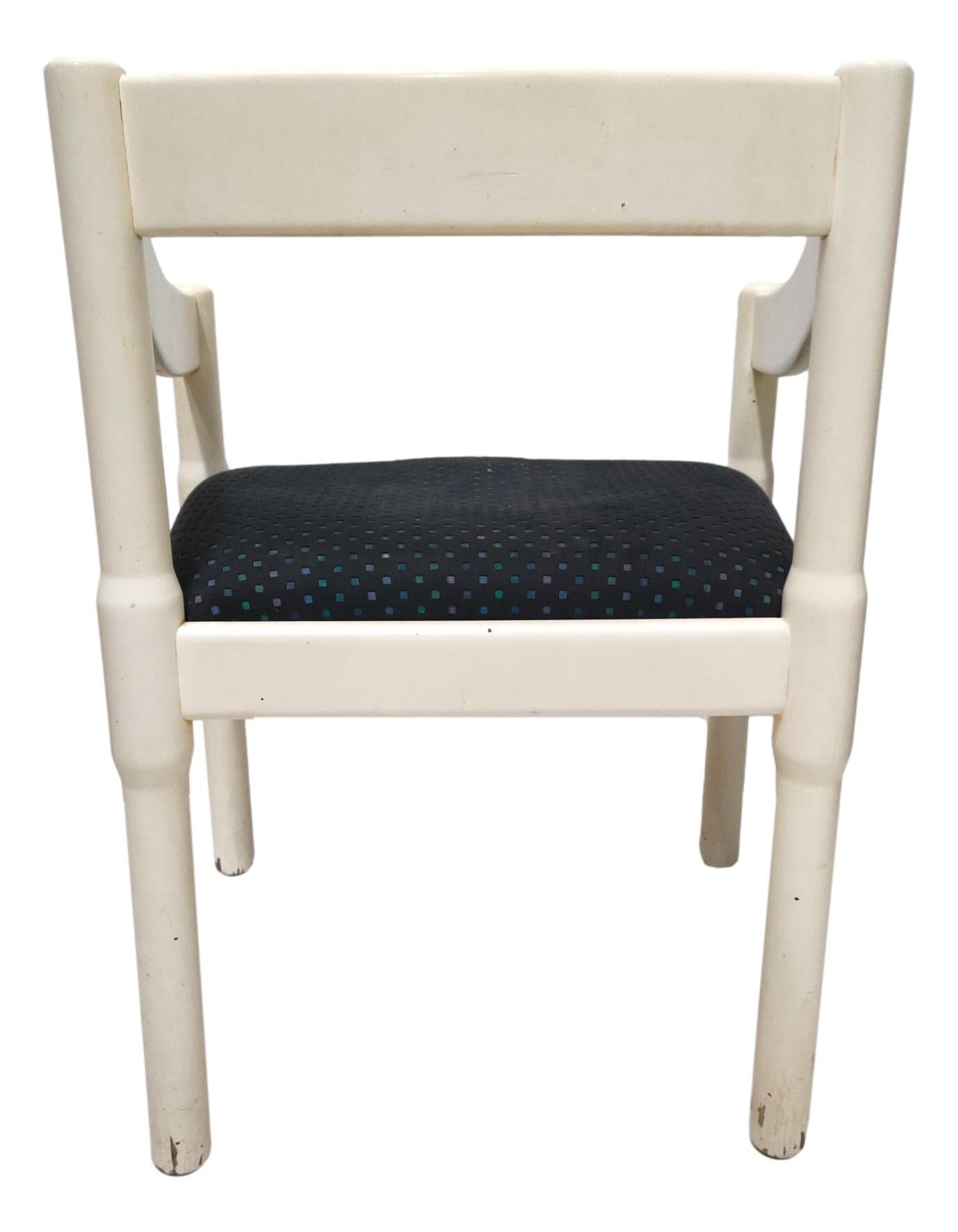 Mid-Century Modern carimate chair original cassina design vico magistretti 1960s For Sale