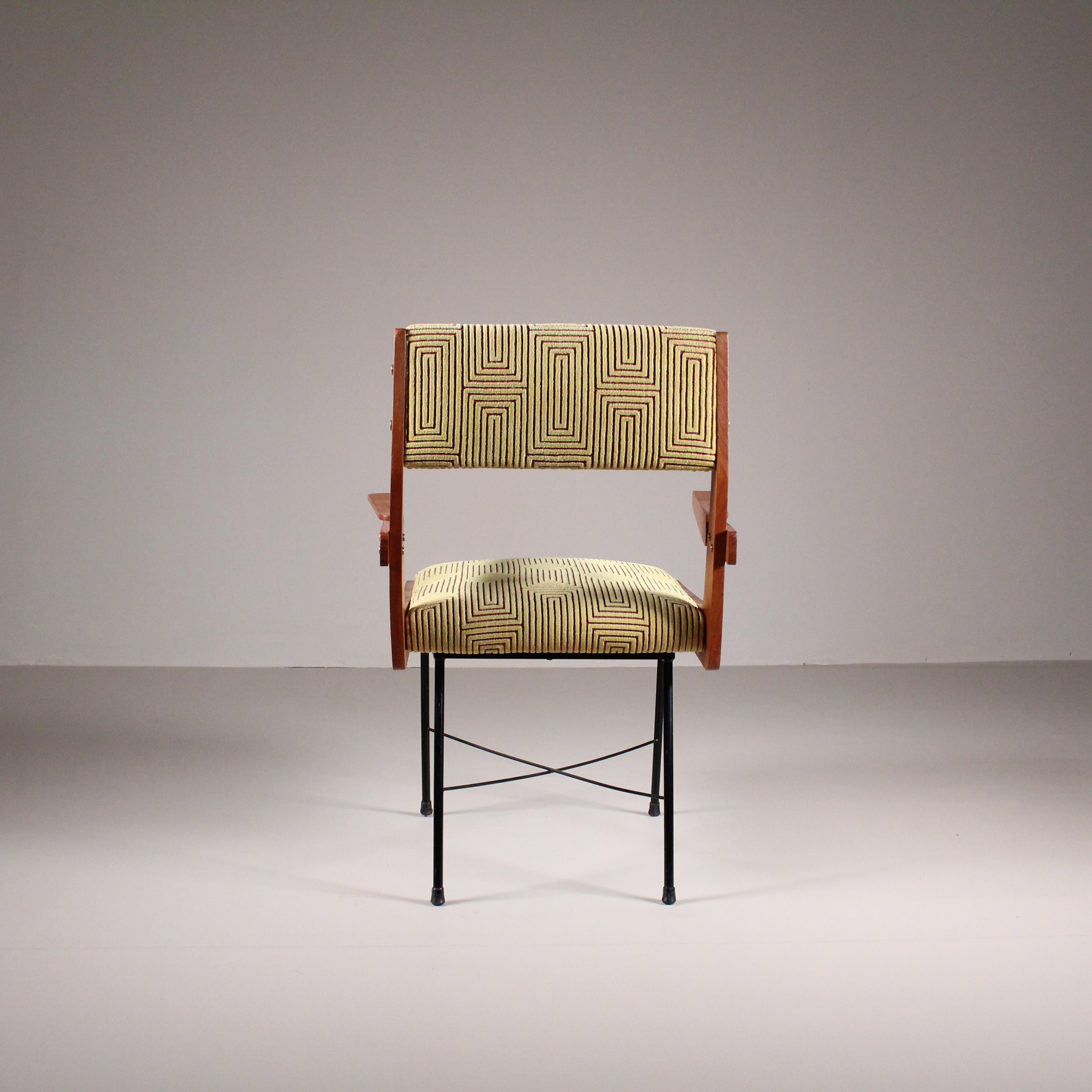 Silla con reposabrazos circa 1960 Mid-20th Century en venta