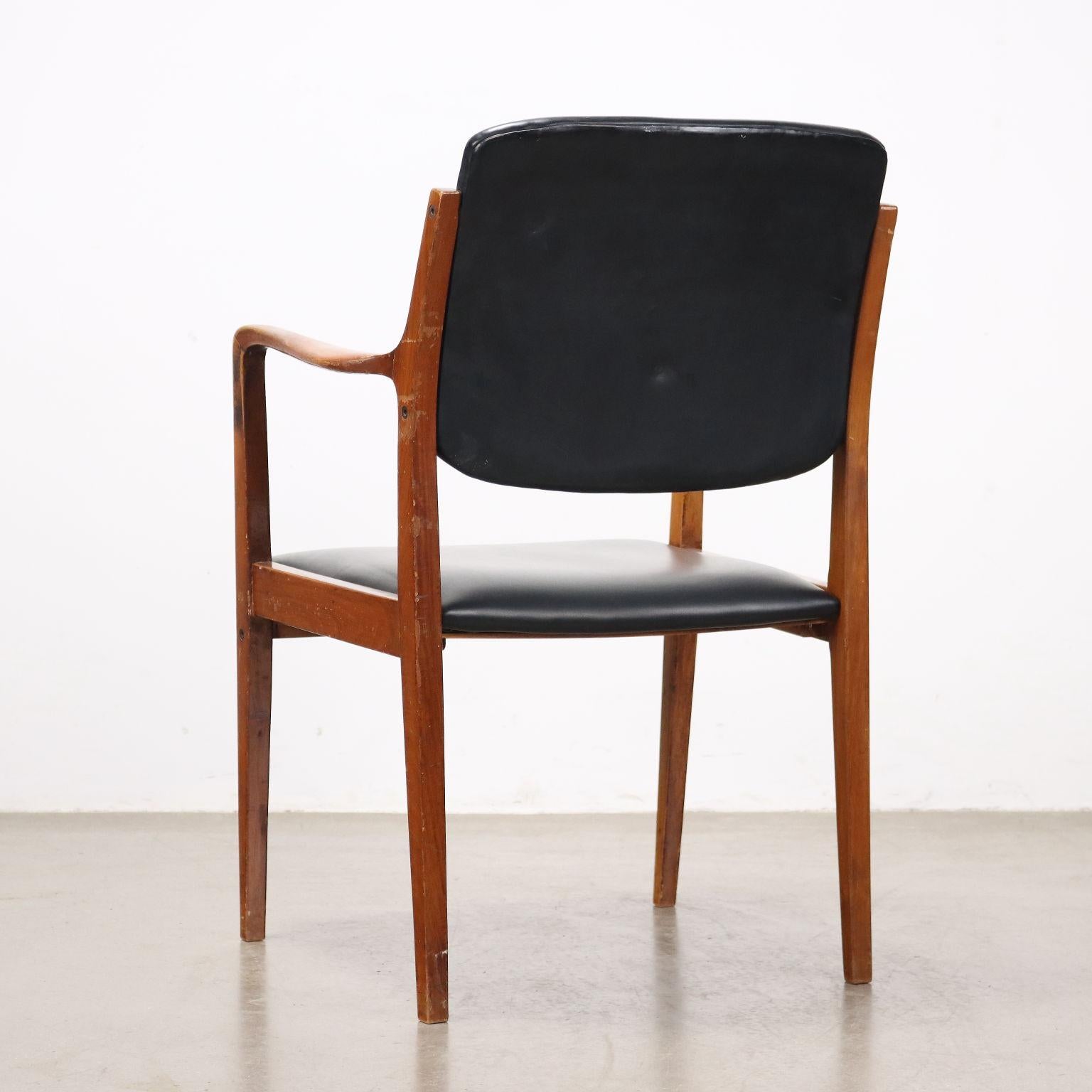 Silla de los años 50-60 con reposabrazos en venta 1