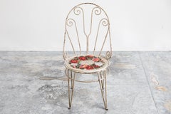 Sedia Con Wreath Antique Iron Chair di Yukiko Nagai