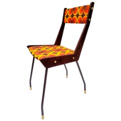 Sedia Da Collezione Rb Rossana Desing Anni 50, Sedia Da Collezione
