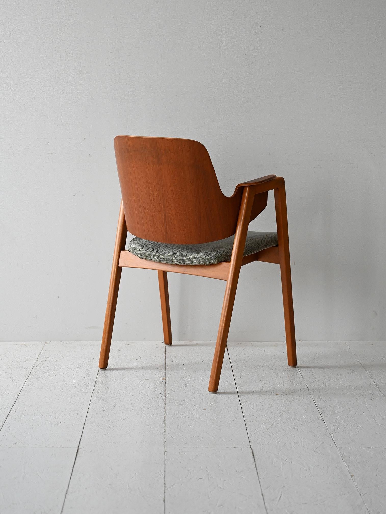 Silla de escritorio escandinava años 50/60 Mid-20th Century en venta
