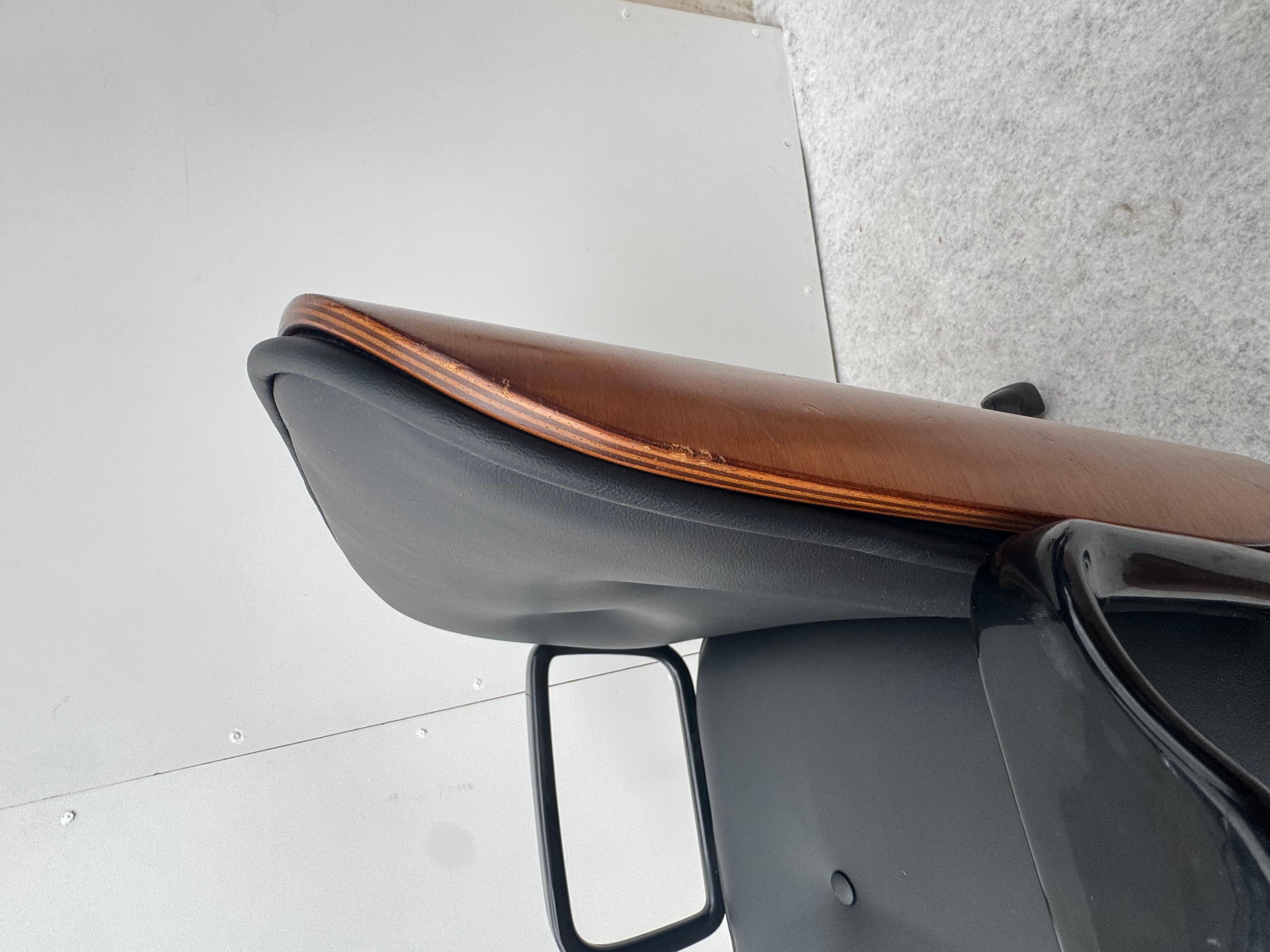 Sedia da ufficio di Ico Parisi per MIM