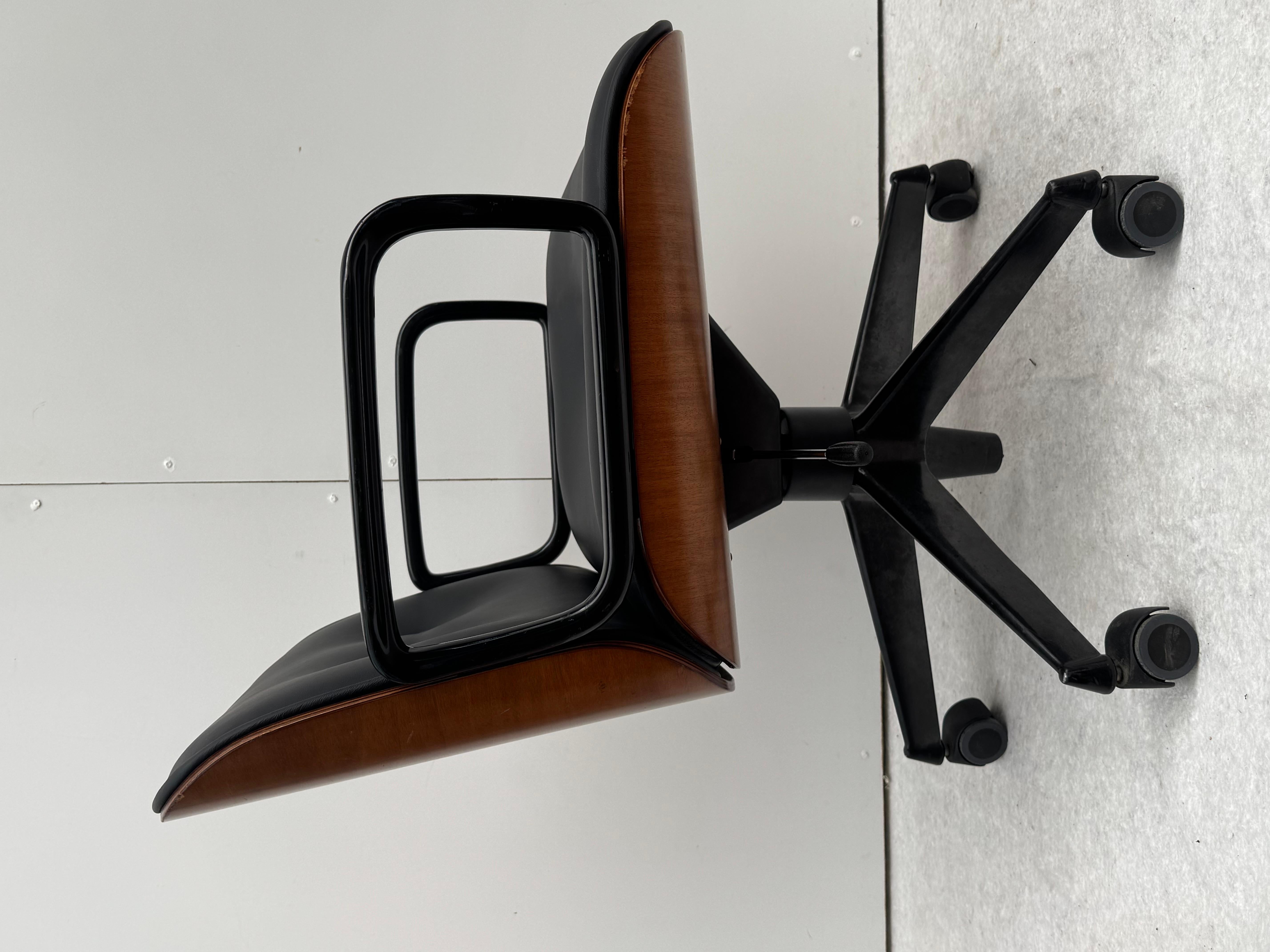 Mid-Century moderno Sedia da ufficio di Ico Parisi per MIM