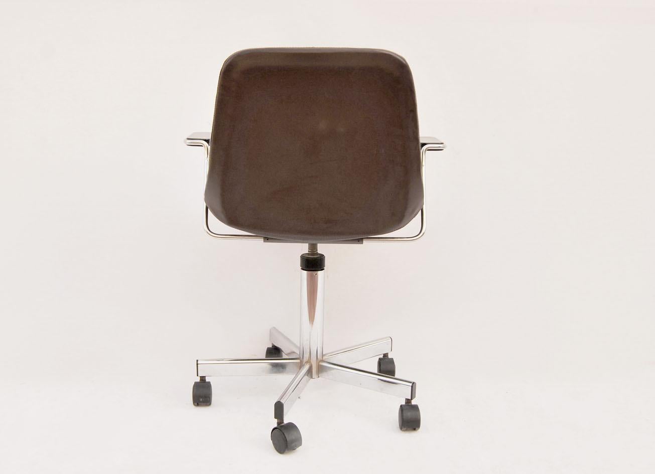 Mid-Century Modern Office chair and desk  vintage MIM For Sale