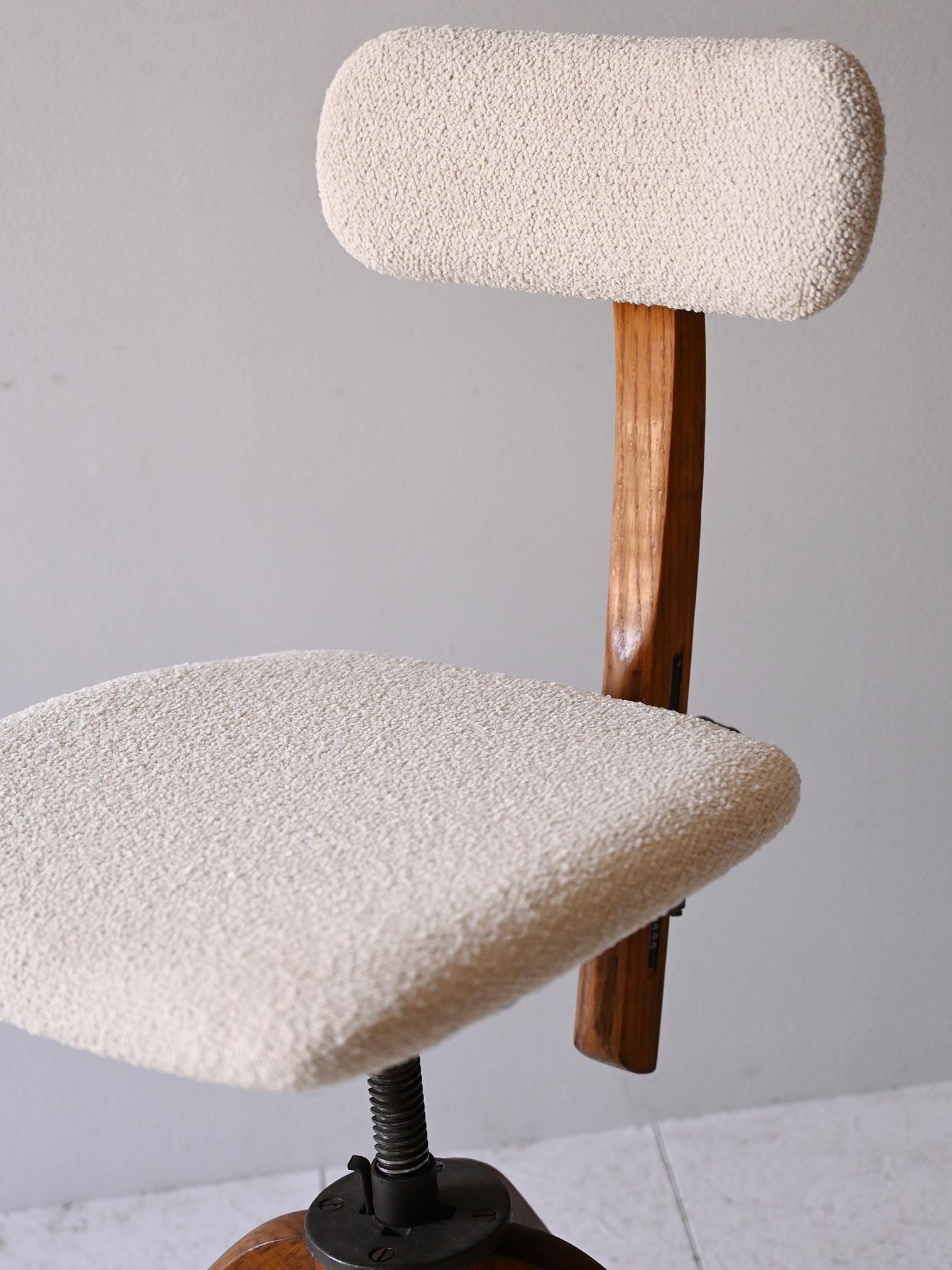 Sedia da ufficio scandinava anni ’20 in rovere im Angebot 4