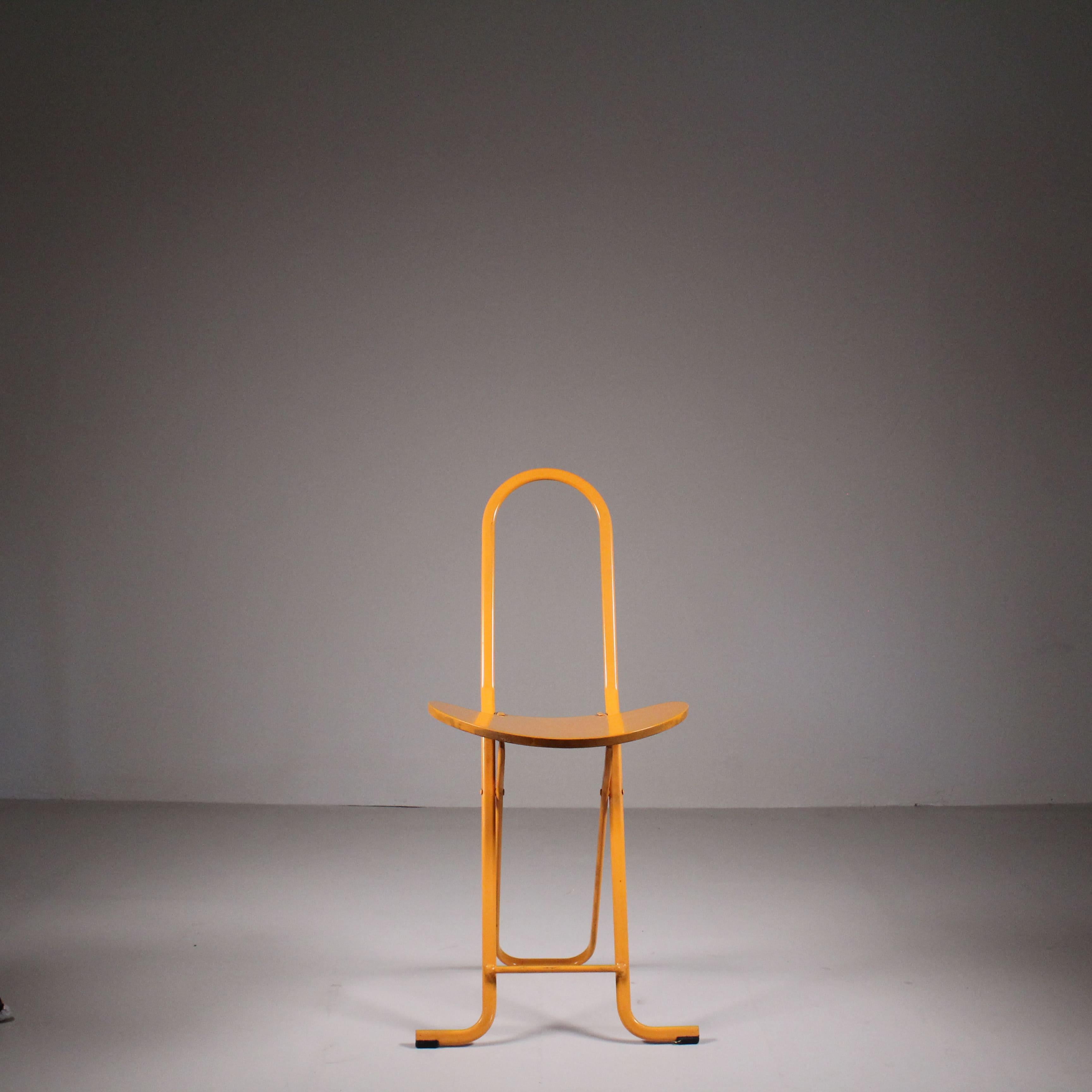 Dafne orange Stuhl, Gastone Rinaldi, Thema, 1970 (Space Age) im Angebot