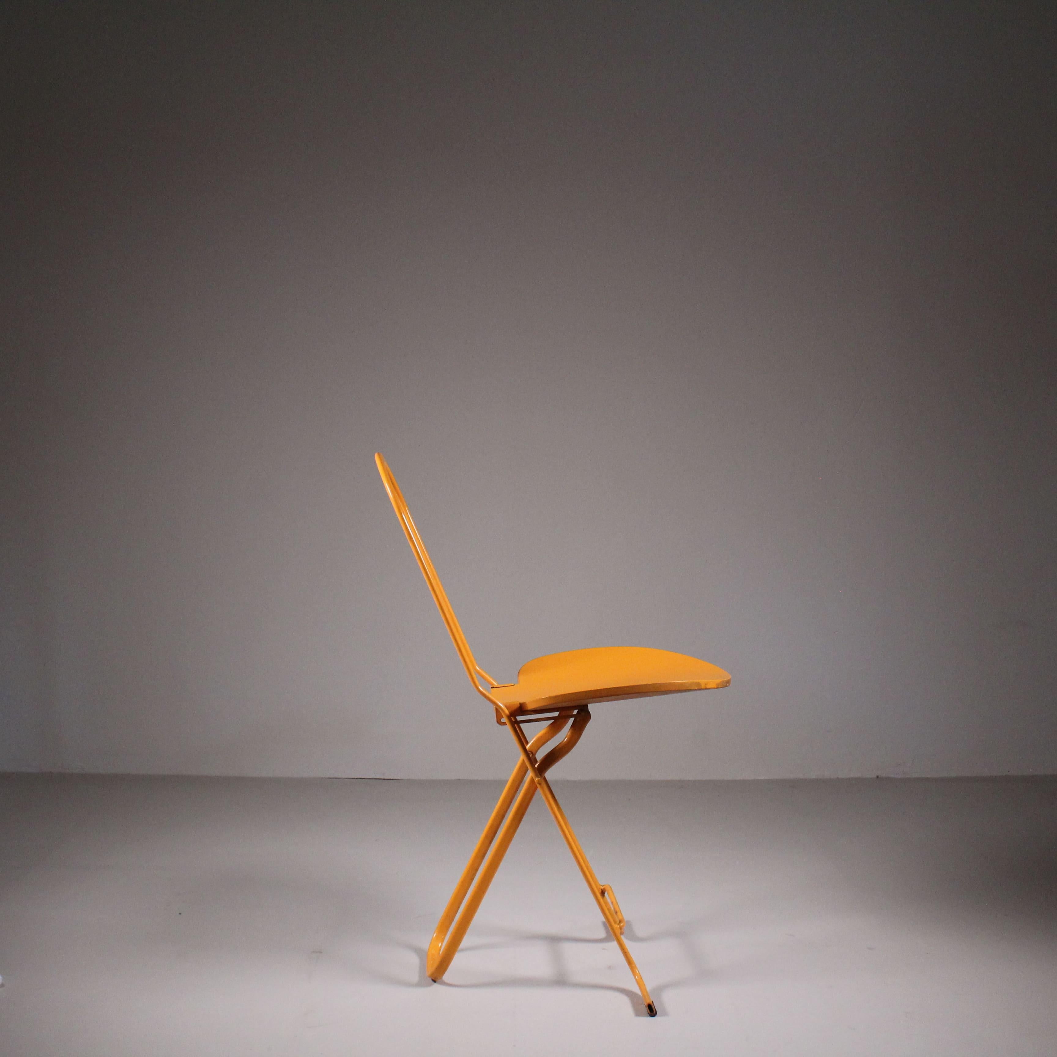 Dafne orange Stuhl, Gastone Rinaldi, Thema, 1970 (Italian) im Angebot