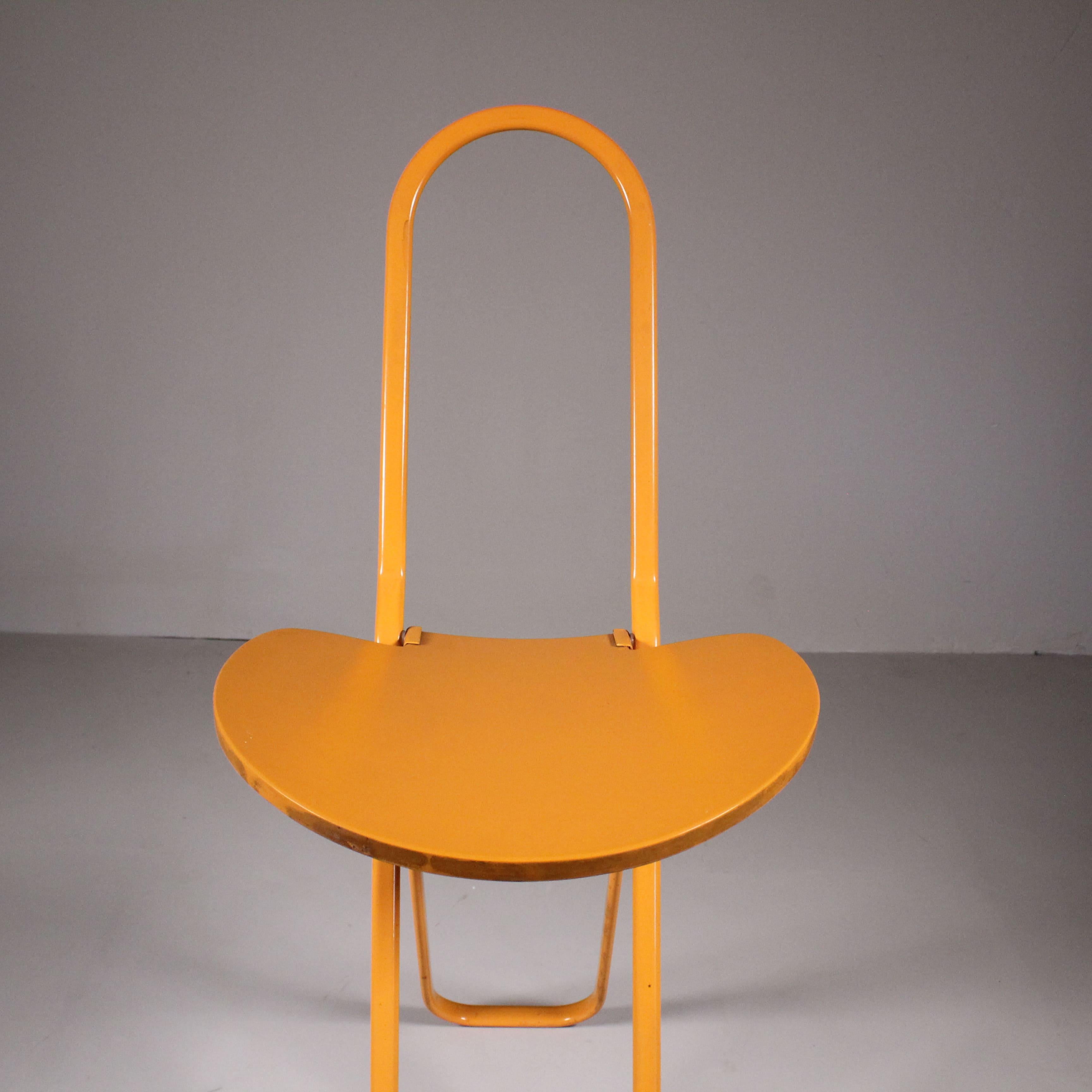 Dafne orange Stuhl, Gastone Rinaldi, Thema, 1970 (Late 20th Century) im Angebot