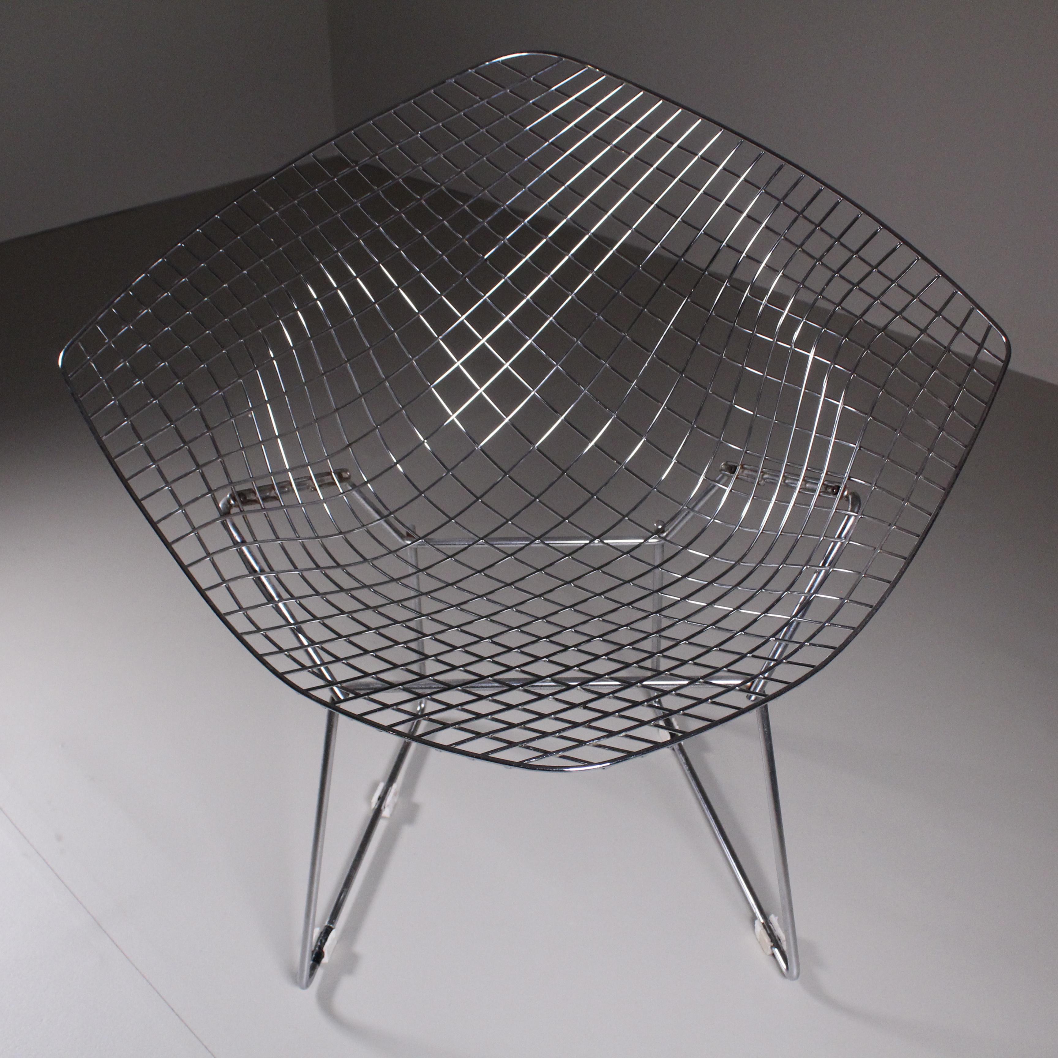Sedia Diamond, Harry Bertoia, Knoll International, 1970 circa For Sale 4