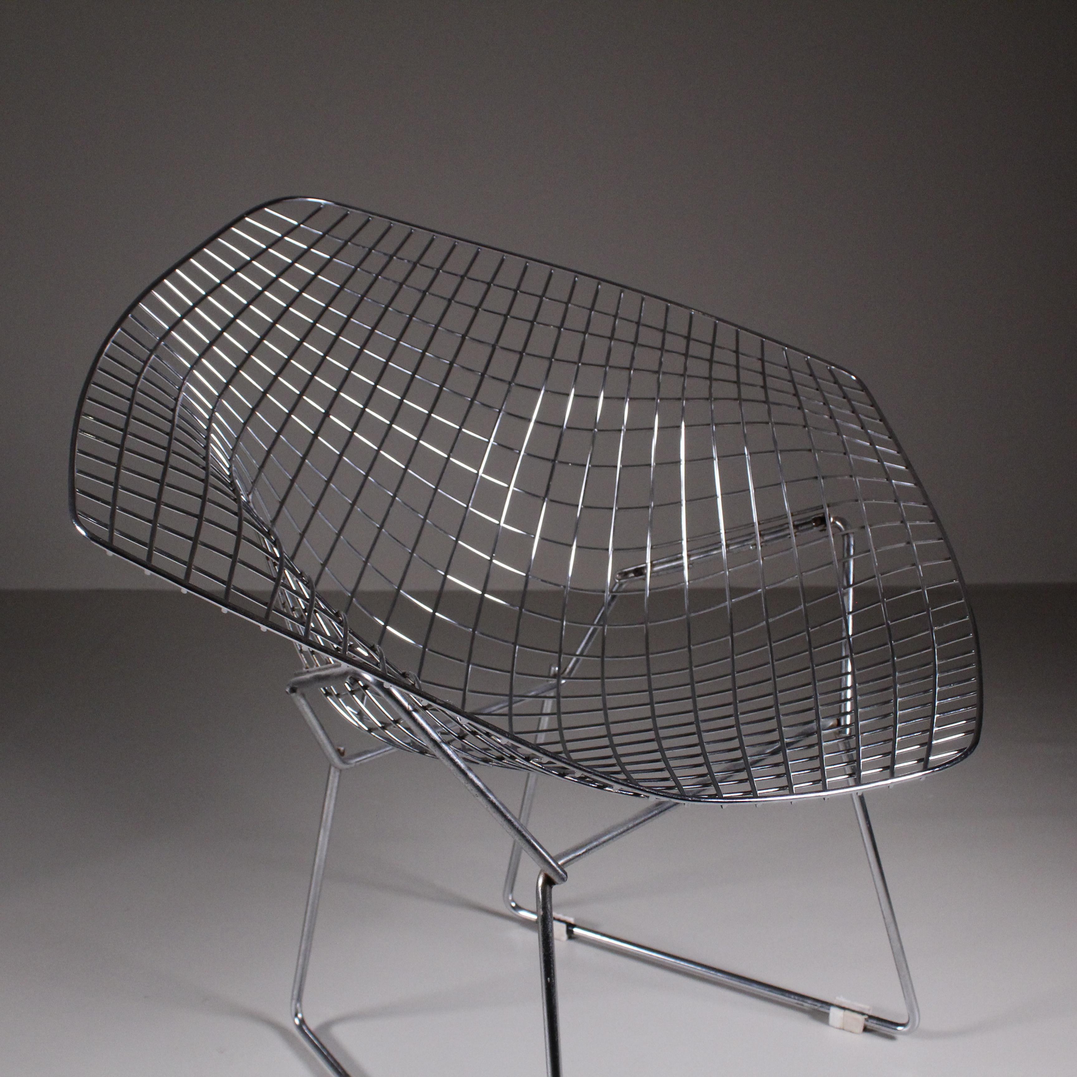 Sedia Diamond, Harry Bertoia, Knoll International, 1970 circa For Sale 5