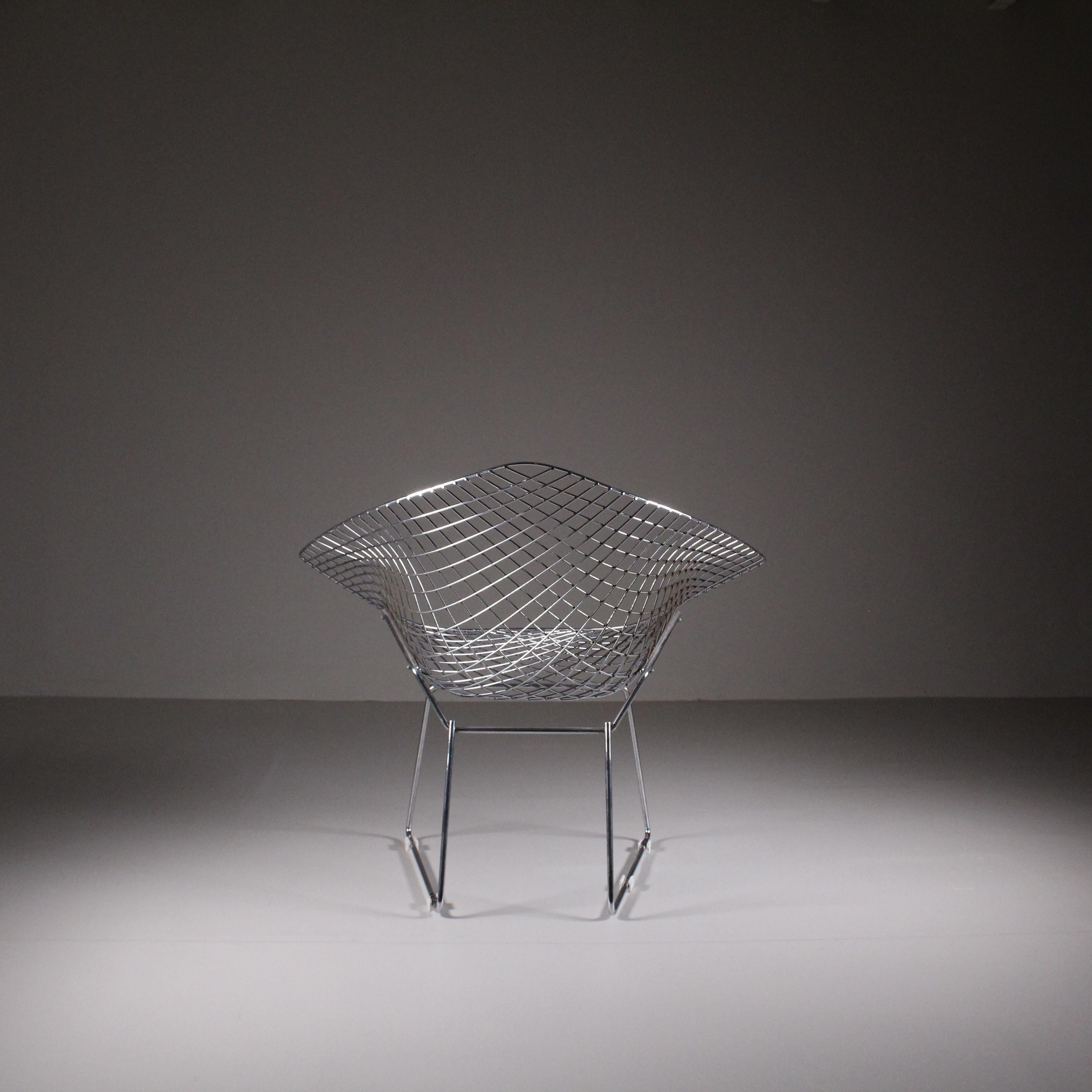Mid-20th Century Sedia Diamond, Harry Bertoia, Knoll International, 1970 circa For Sale