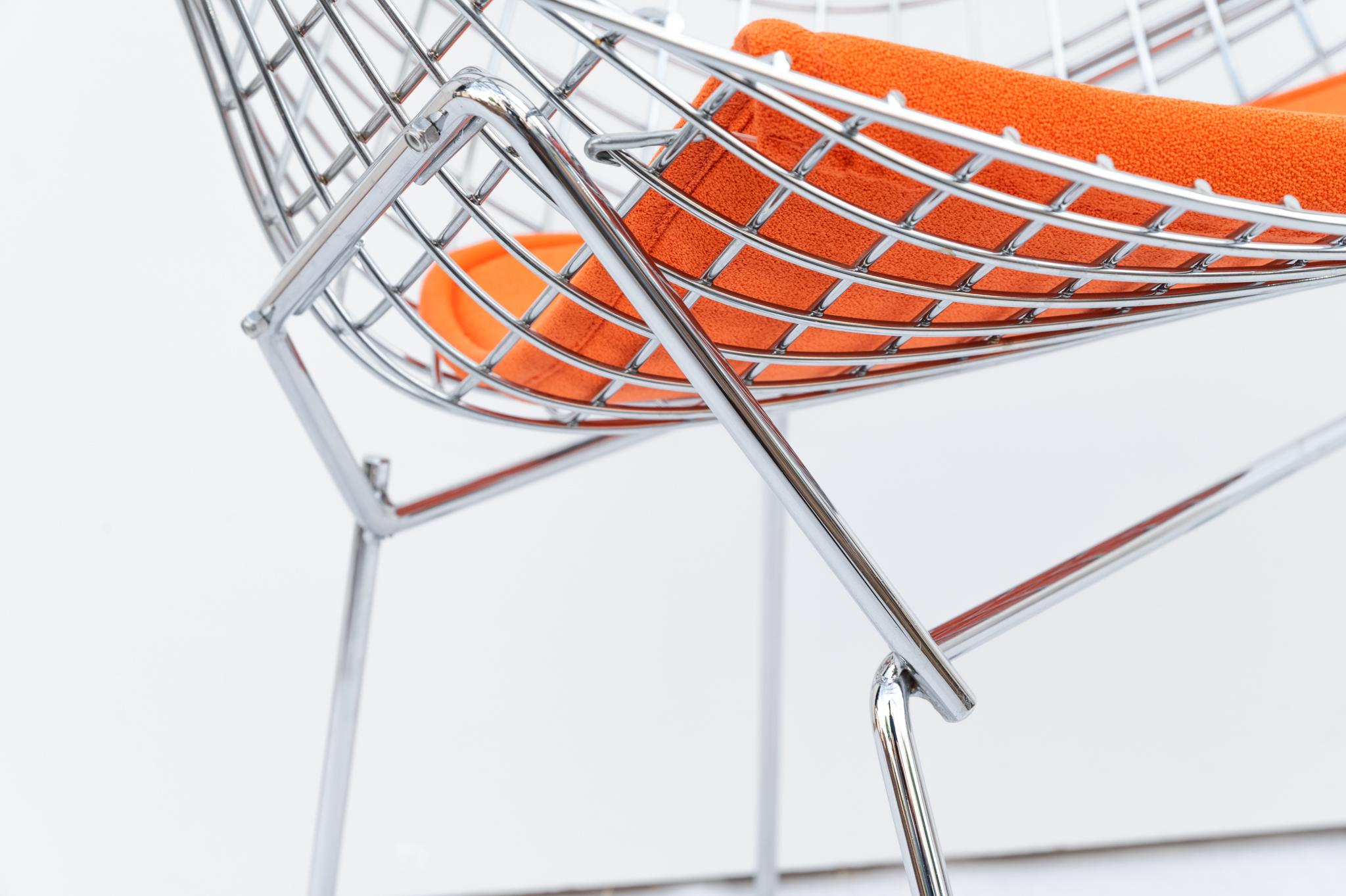 Late 20th Century Sedia Diamond, Harry Bertoia, Knoll International, 1970