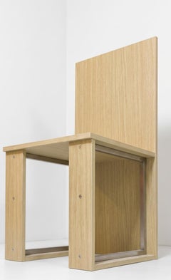 Tank laminated wood chair designed and manufactured by Dario Nasuti