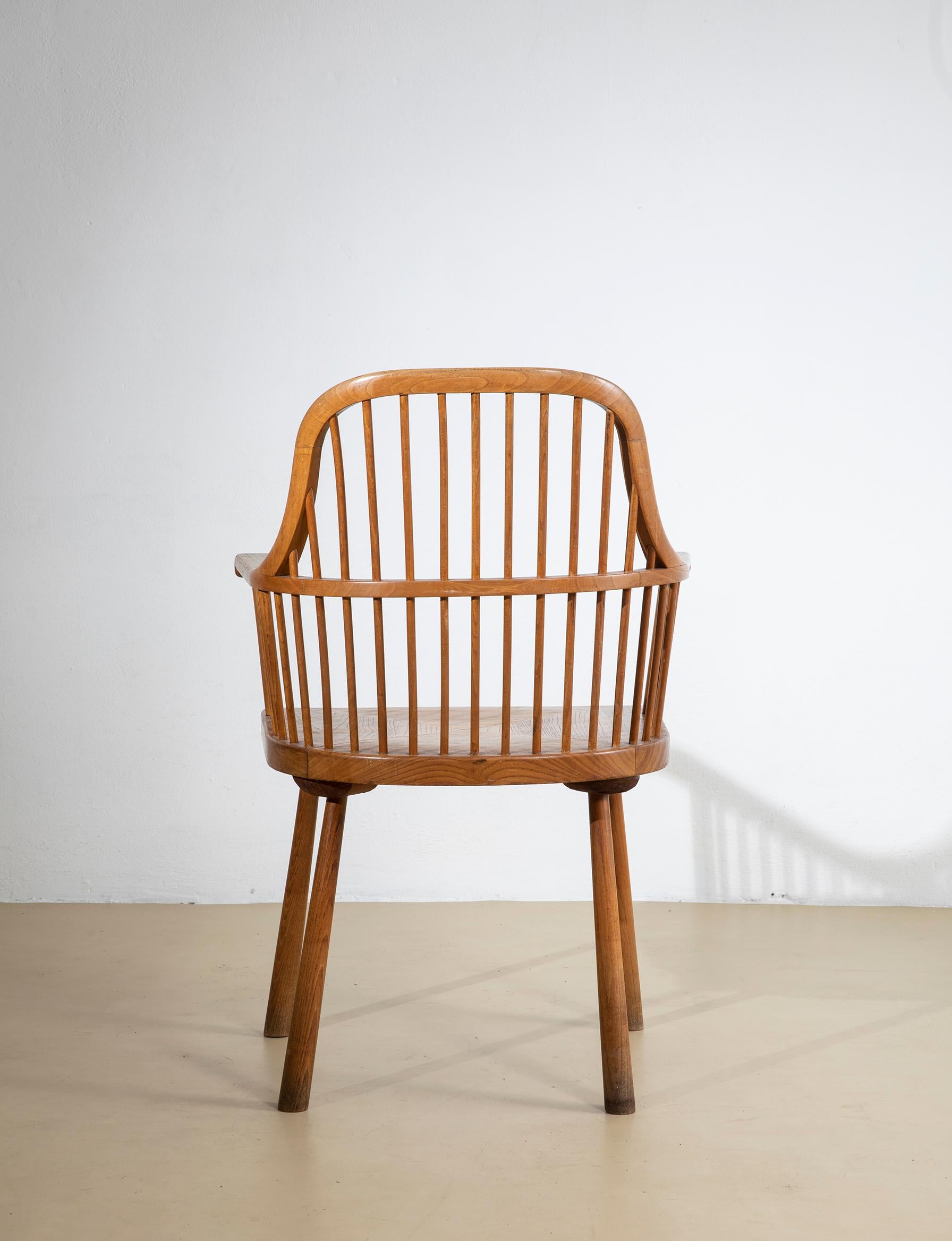 Silla estilo Windsor, finales de los años 50. en Bueno estado para la venta en Firenze, IT