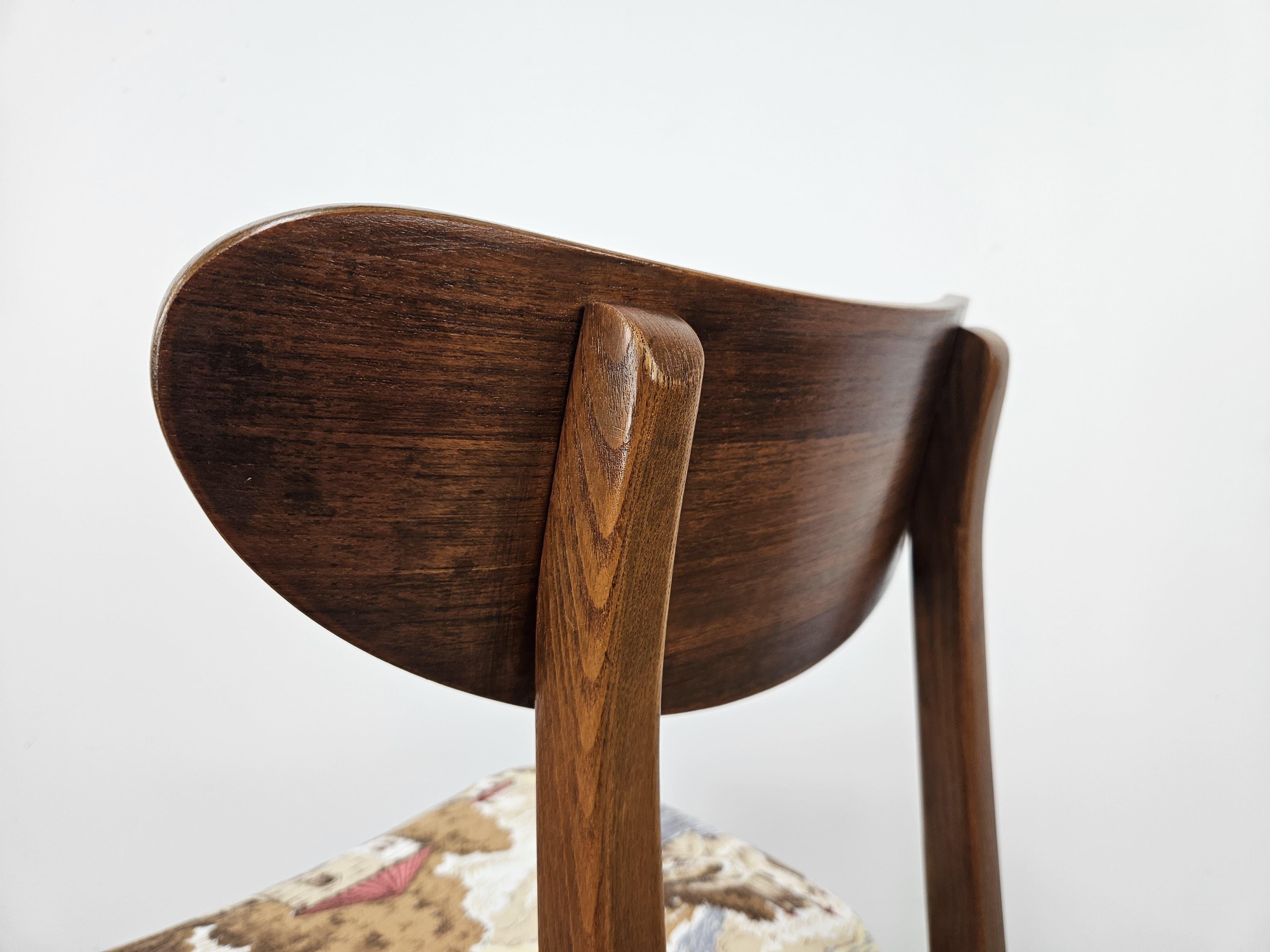 Siebziger Jahre Teakholz Stuhl Skandinavisches Design im Angebot 5