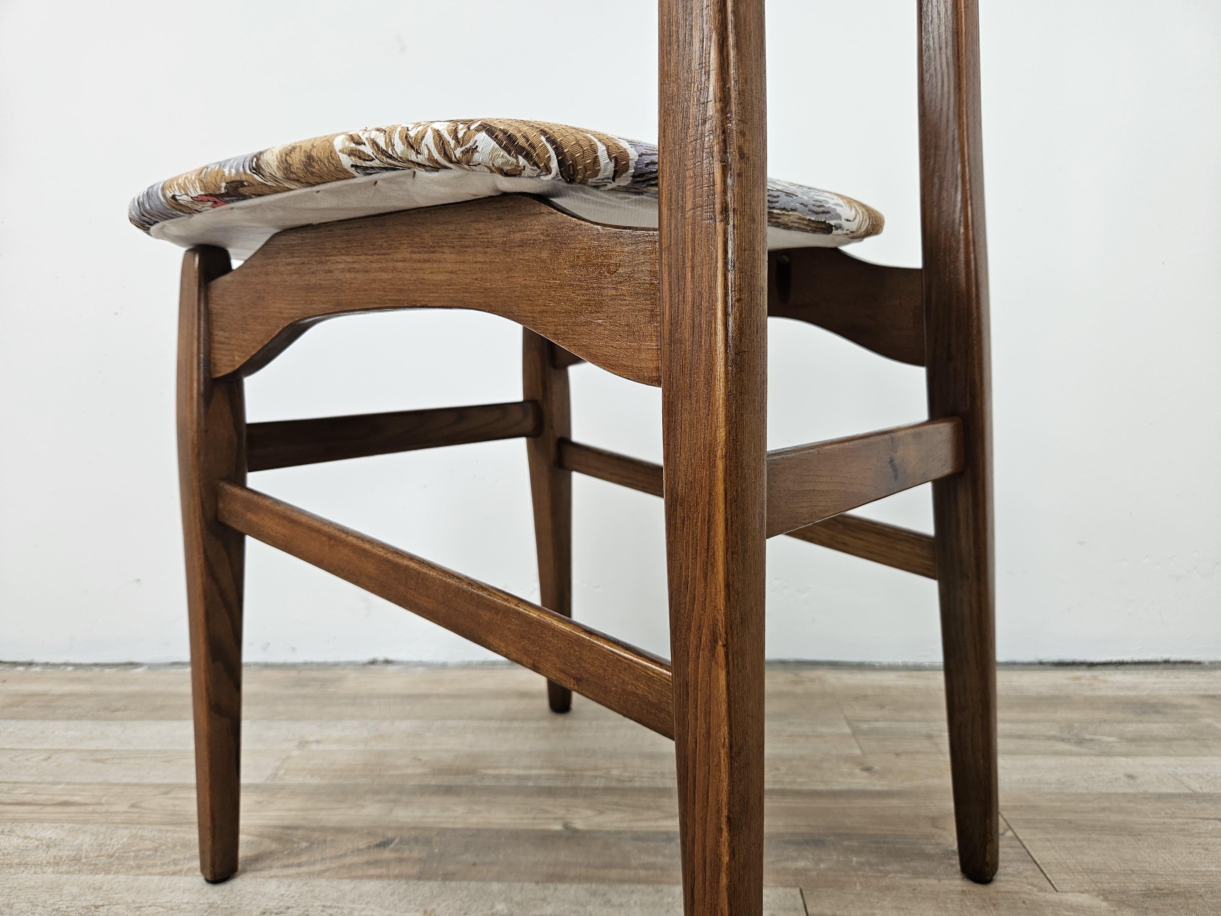 Siebziger Jahre Teakholz Stuhl Skandinavisches Design im Angebot 6