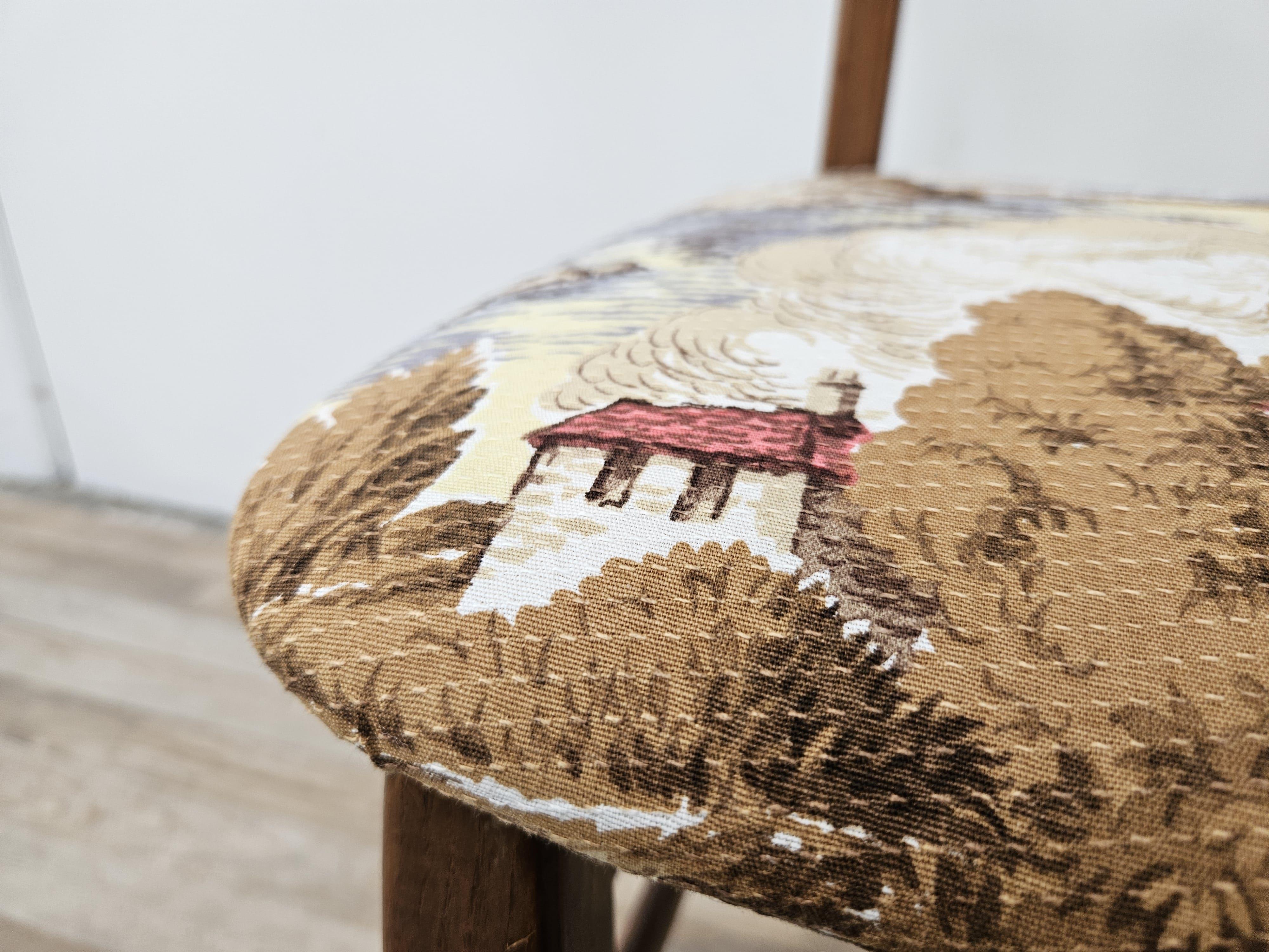Siebziger Jahre Teakholz Stuhl Skandinavisches Design im Angebot 1