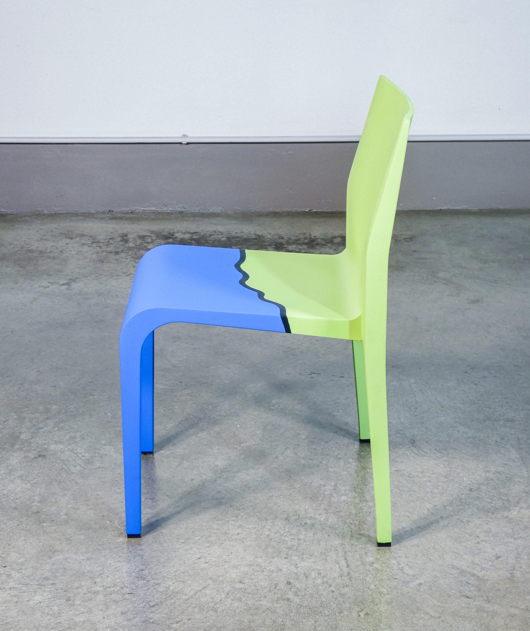 Acrylic Laleggera Alias chair, part of the work 