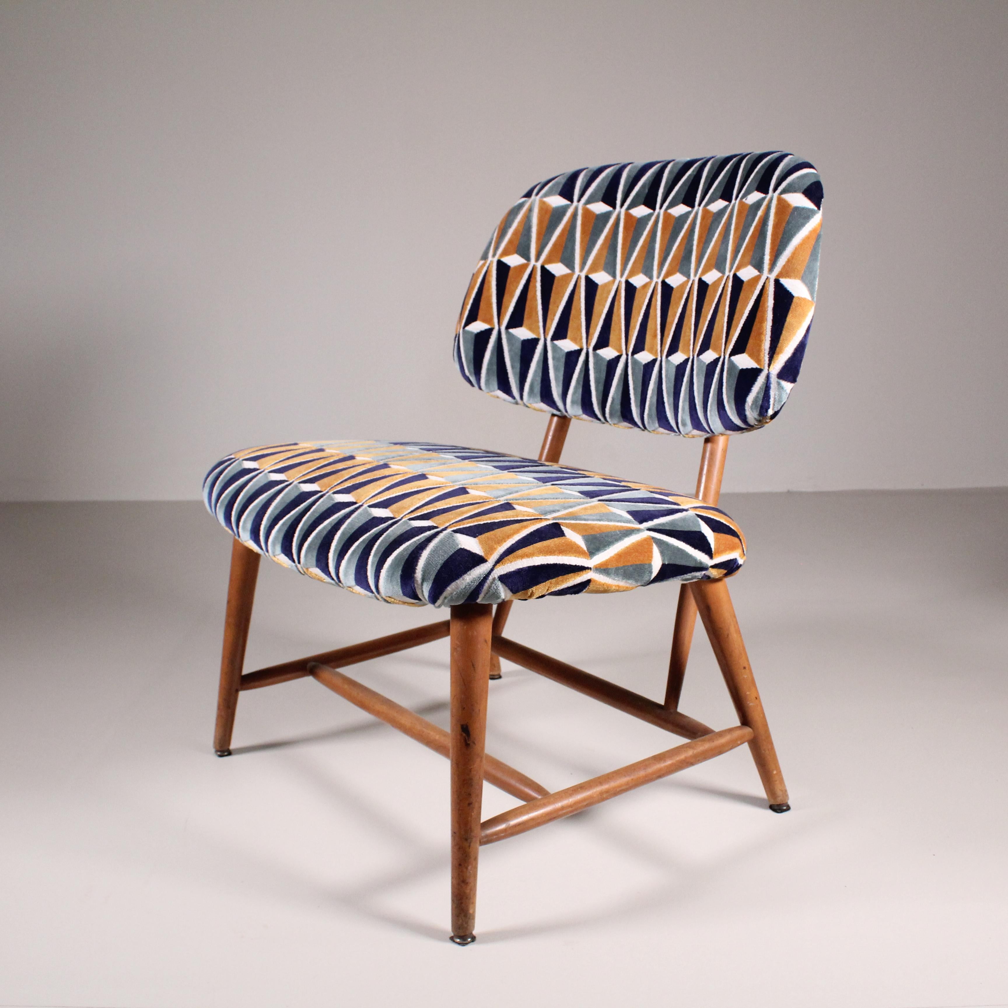 Mid-20th Century Chaise modèle TeVe d'Alf Svensson, 1950 en vente