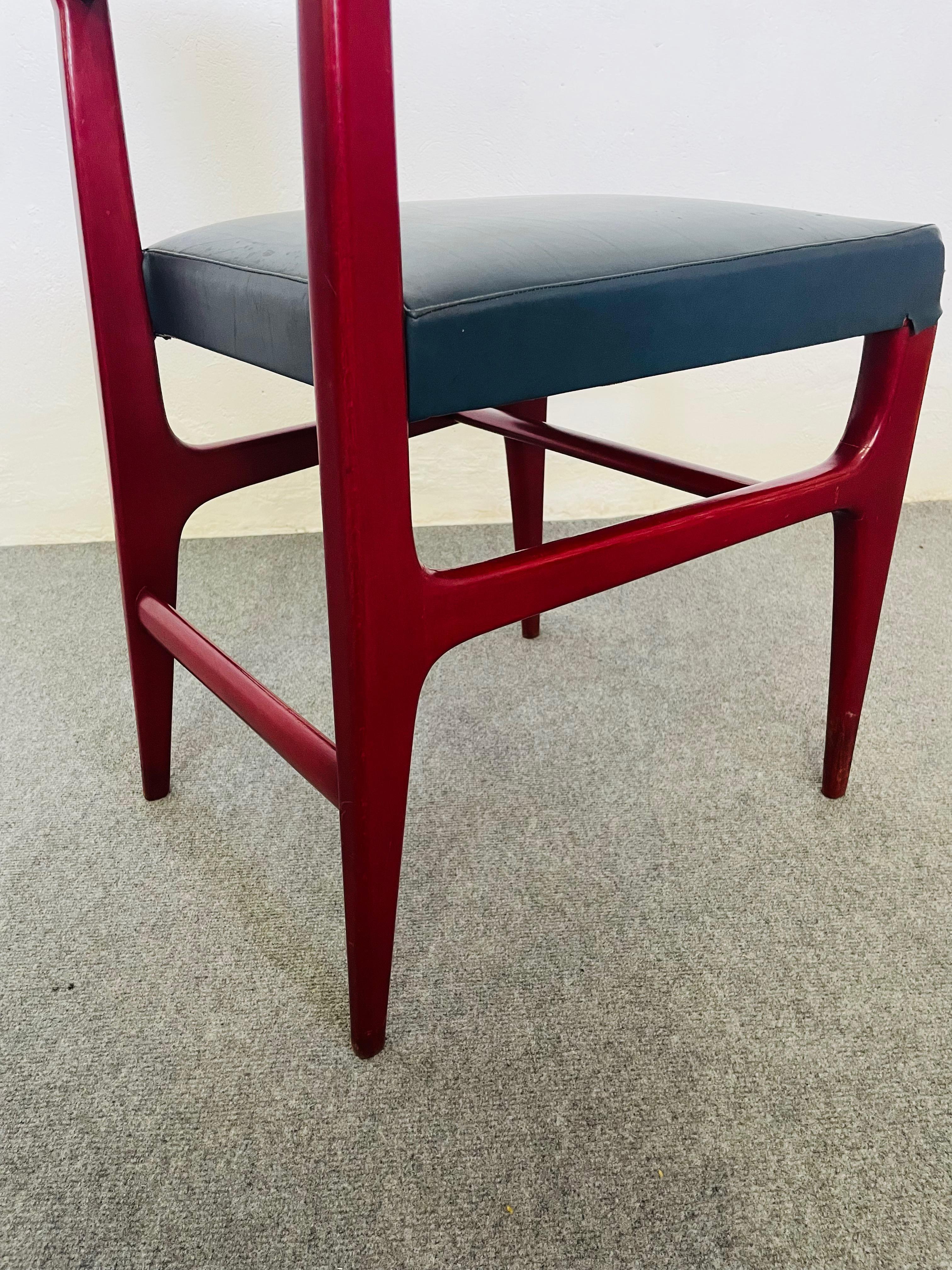 Sedia modello CA 601, designer Gio Ponti, produzione Cassina, anni '50 en vente 3