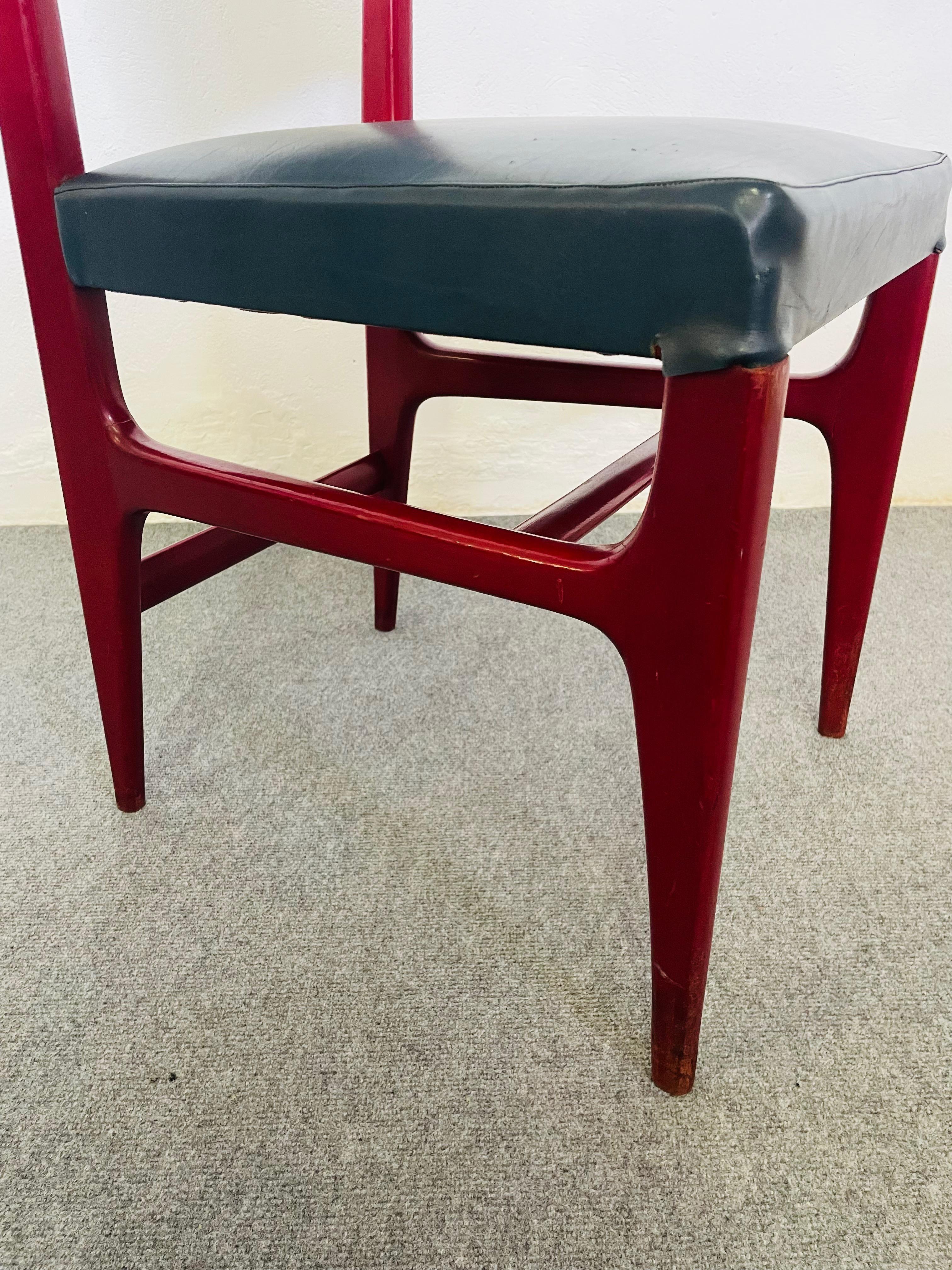 Sedia modello CA 601, designer Gio Ponti, produzione Cassina, anni '50 en vente 4