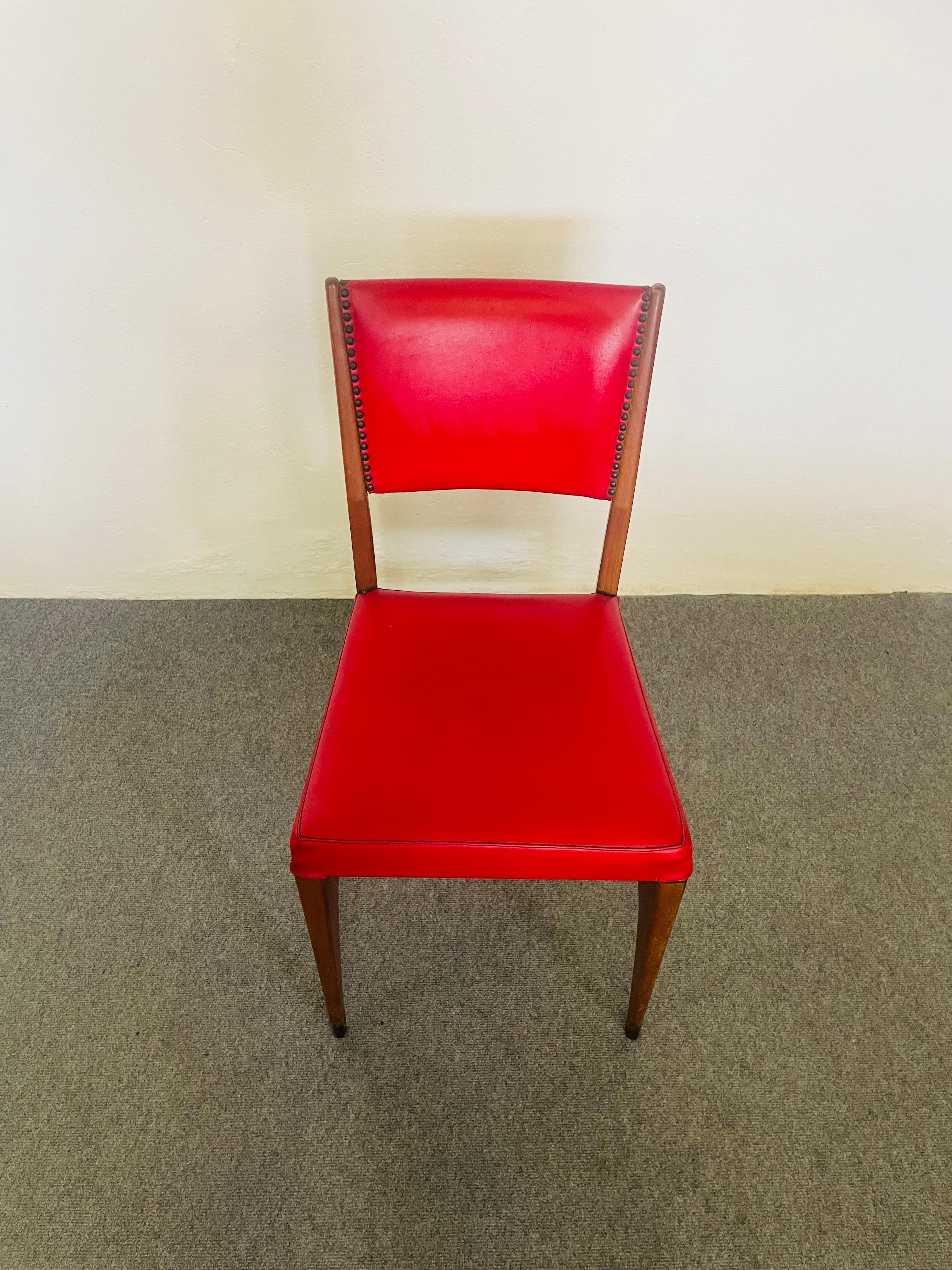 Sedia modello CA 601, designer Gio Ponti, produzione Cassina, anni '50 (Moderne der Mitte des Jahrhunderts) im Angebot