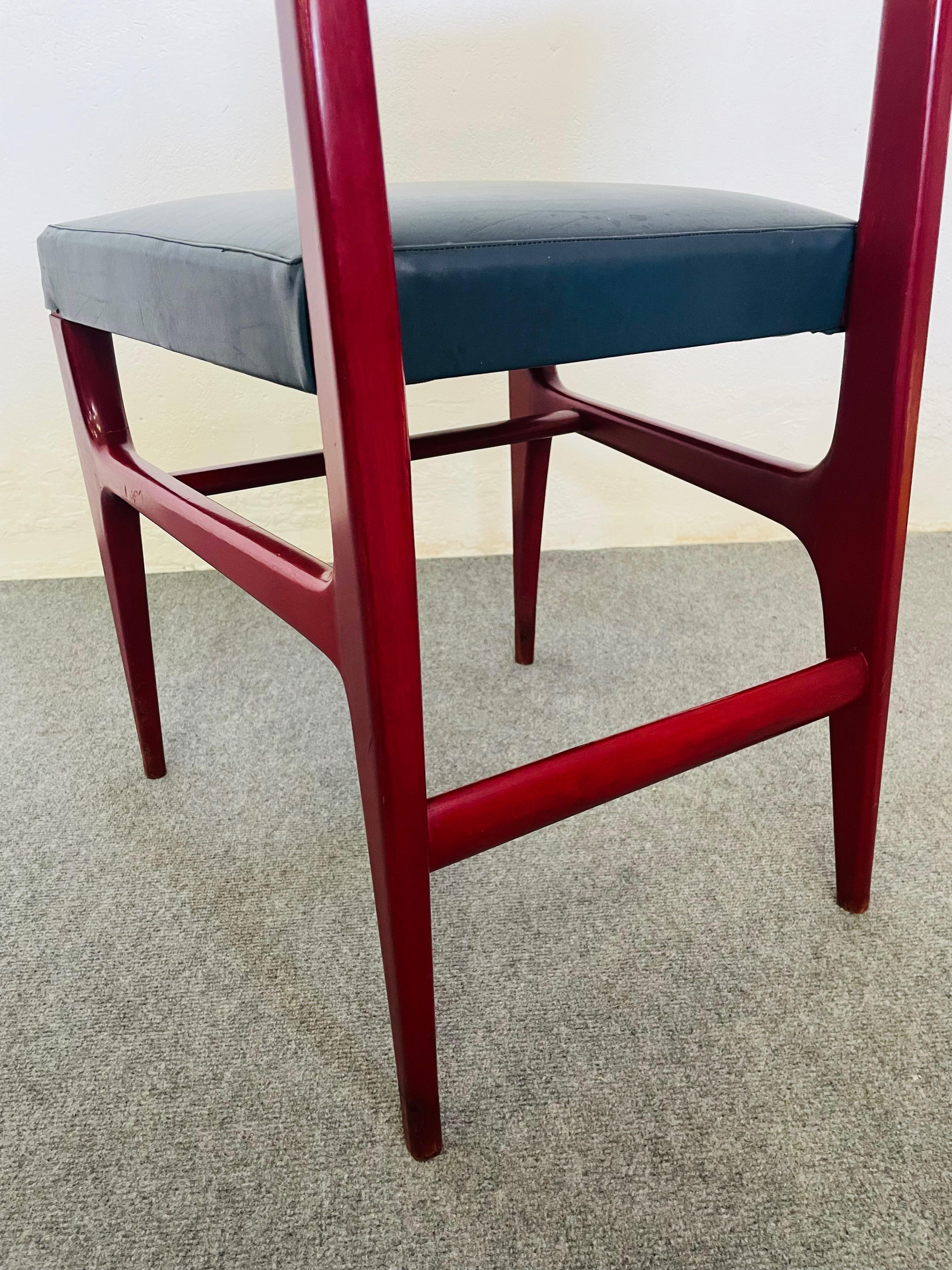 Sedia modello CA 601, designer Gio Ponti, produzione Cassina, anni '50 en vente 2